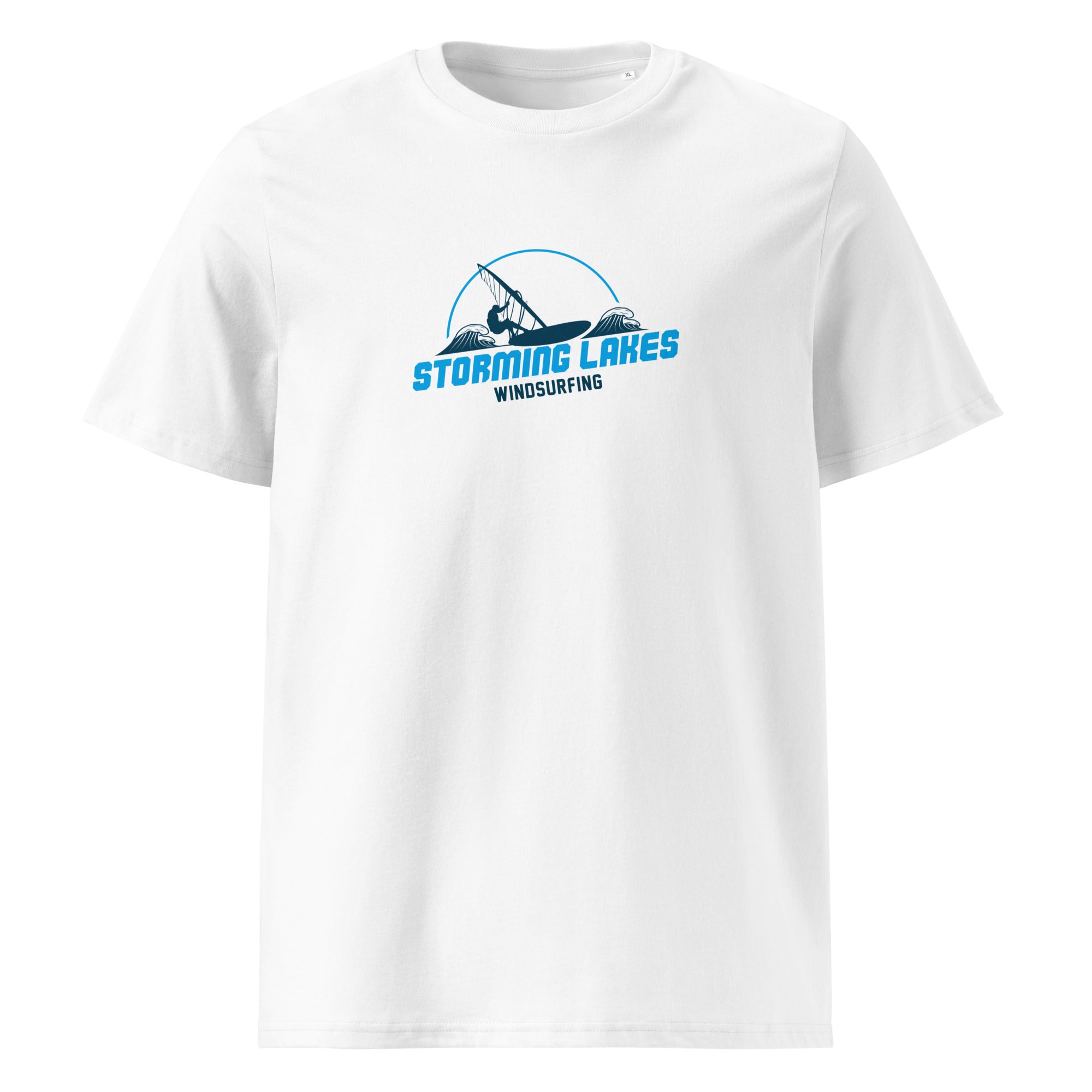 Windsurfen T-Shirt Unisex, Vorne, Windsurfing Shirt inspiriert vom Windsurfen am Ammersee & Starnberger See im Fünfseenland