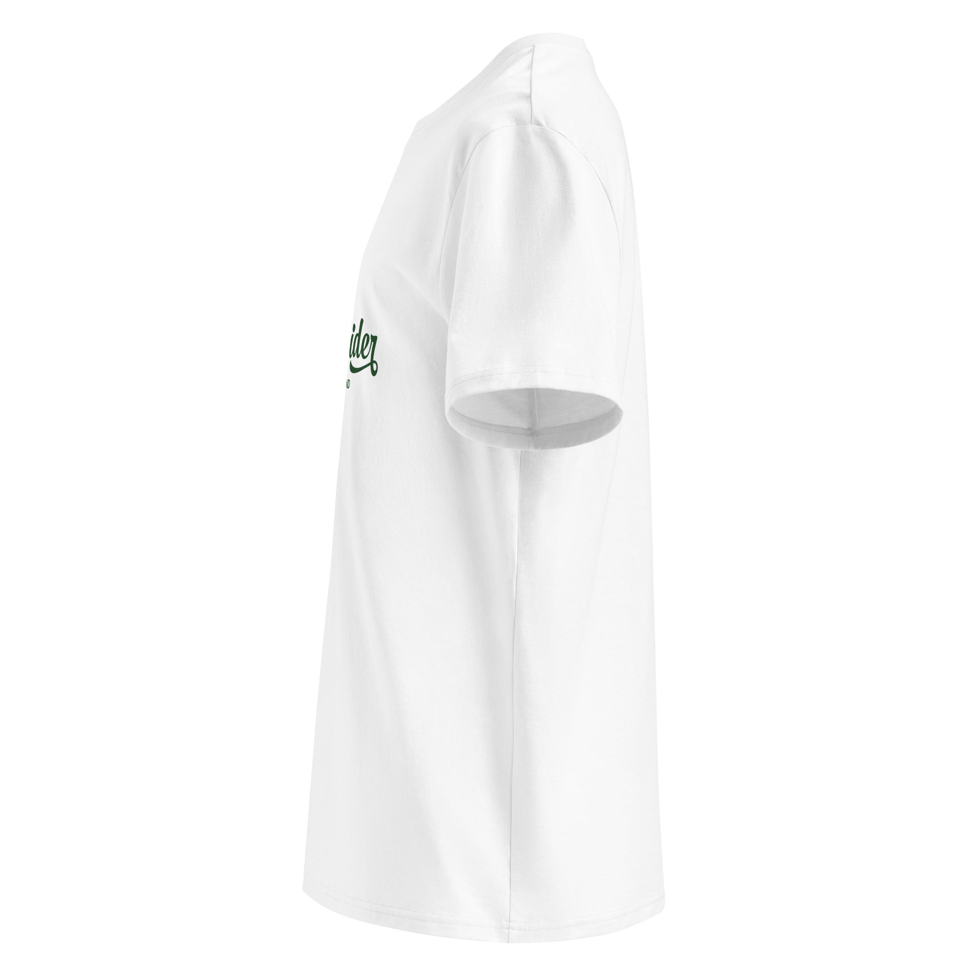 Mountainbike T-Shirt Unisex, Seitenansicht, Weiß, Streetwear Shirt für Biker, Mountainbiker und E-Biker im Fünfseenland