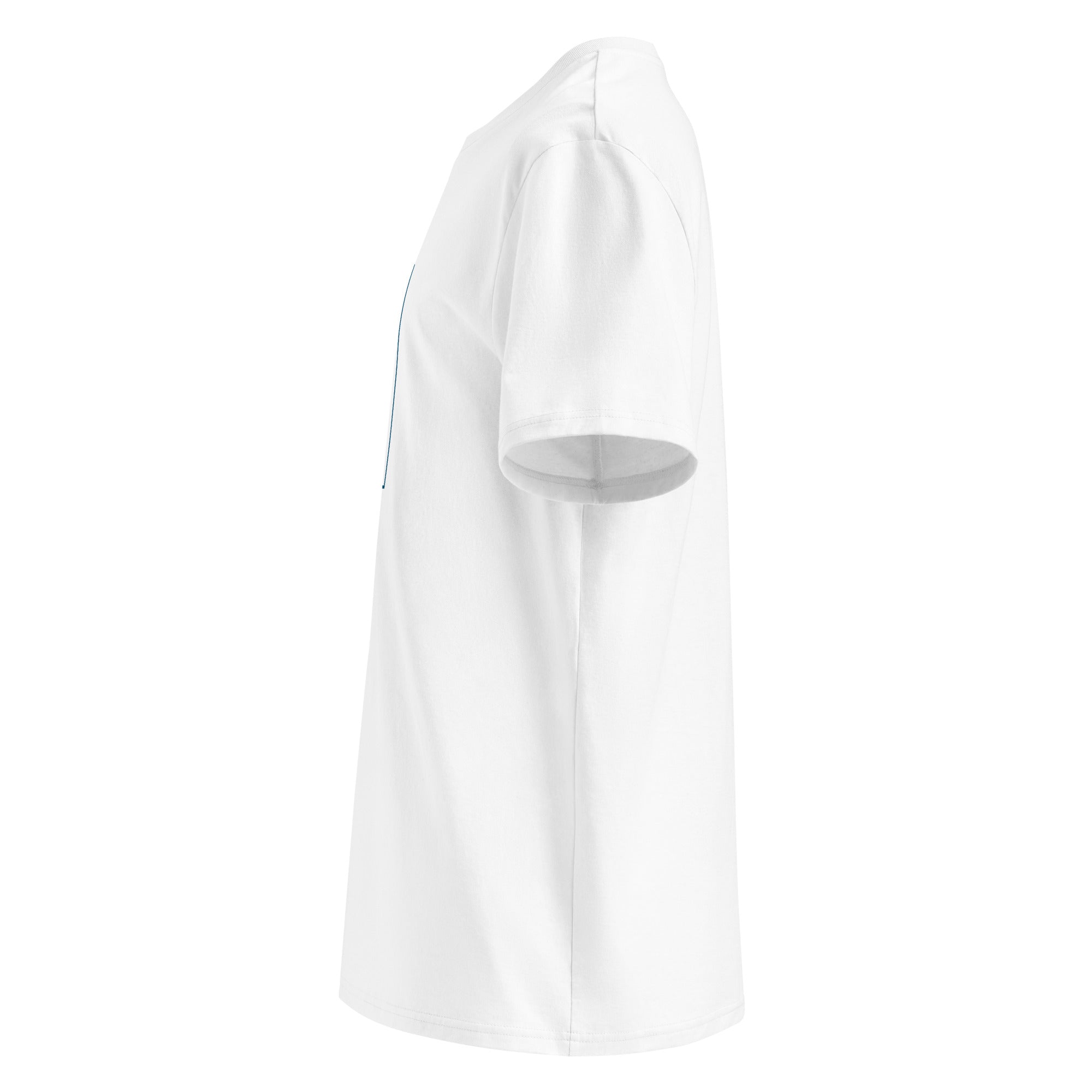 Fisch T-Shirt Unisex Weiß, inspiriert vom bayerischen Fünfseenland bei München und Landsberg am Lech, Andechs und Augsburg