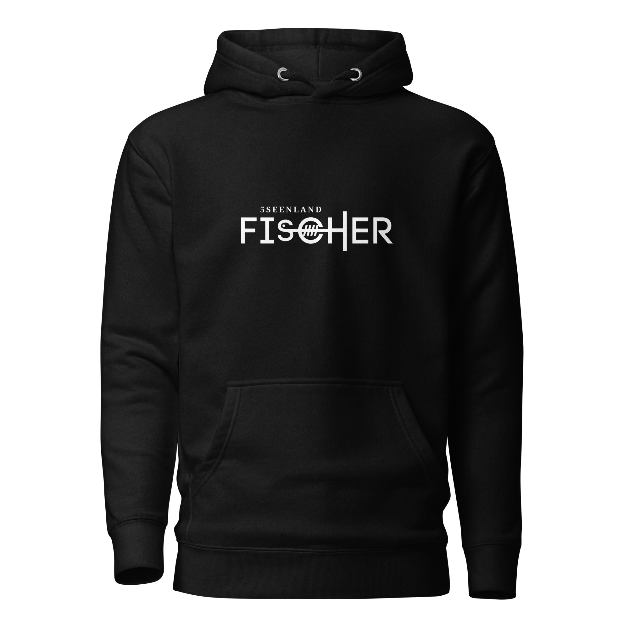 Angler & Fischer Hoodie Unisex inspiriert vom Angeln am Ammersee,
Starnberger See, Wörthsee, Pilsensee, Weßlinger See