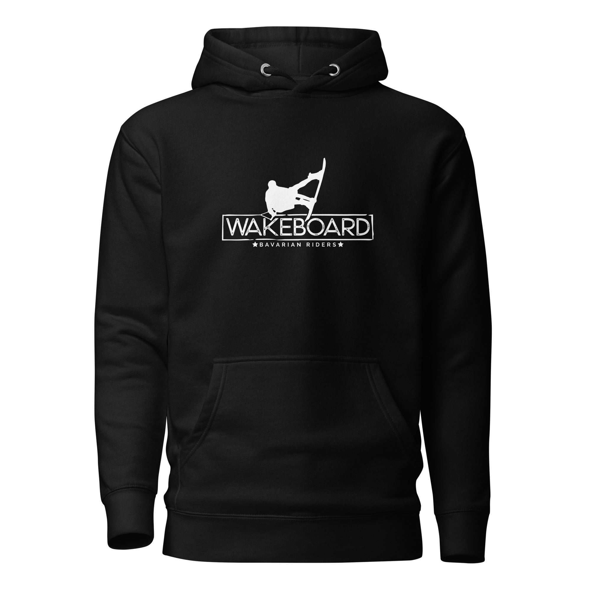 Wakeboarden Hoodie Unisex – Wakeboard inspiriert vom Wakeboard am Ammersee, Starnberger See, Wörthsee, Pilsensee