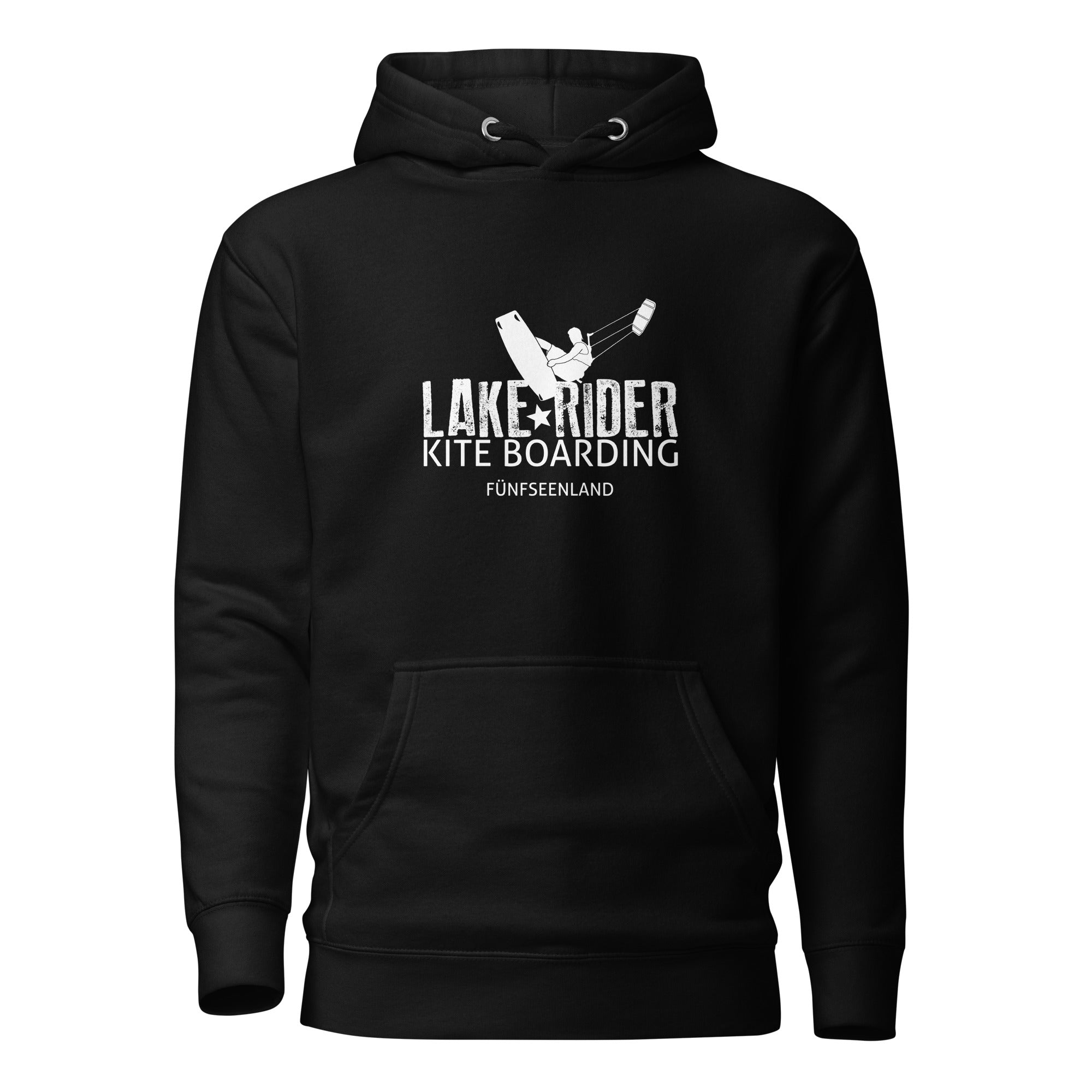 Kitesurfen Hoodie Unisex – Kite Boarding inspiriert vom Kite & Kite Boarden am Ammersee, Starnberger See, Wörthsee, Pilsensee