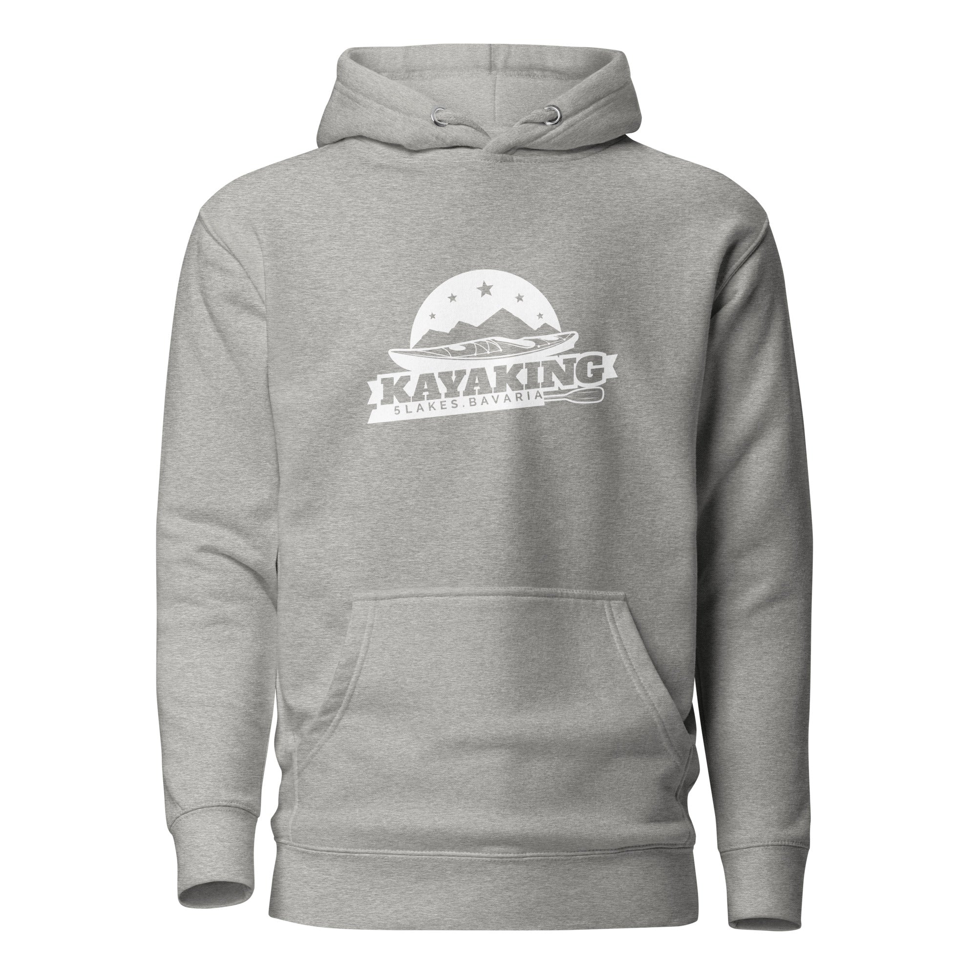 Kayak Hoodie Unisex – Kayaking, inspiriert vom Kayaking am Abend & Nacht am Ammersee, Starnberger See, Wörthsee, Pilsensee