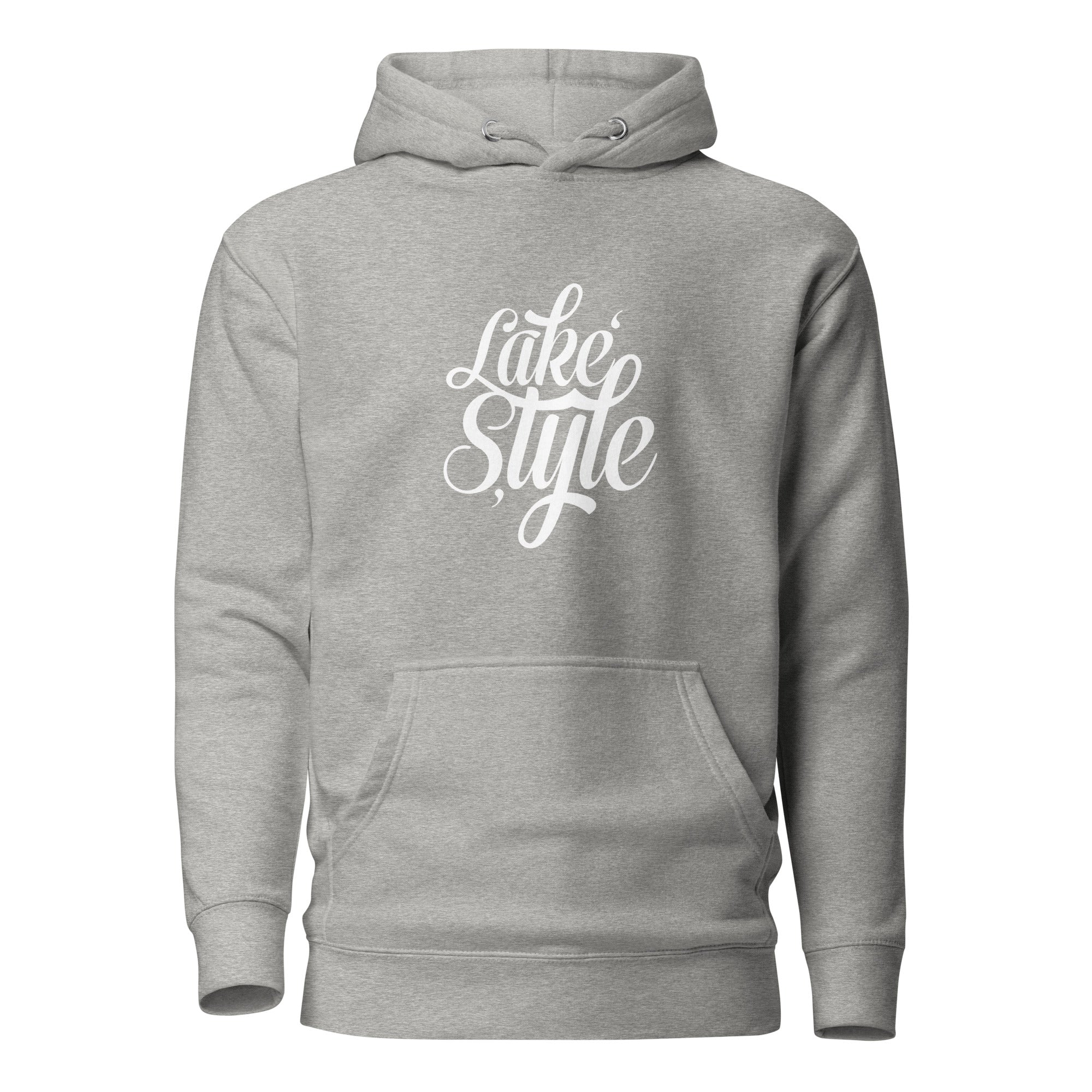 Lake Style Hoodie Unisex Grau – Ammersoul Kleidung vom Modelabel inspiriert vom Ammersee & Fünfseenland