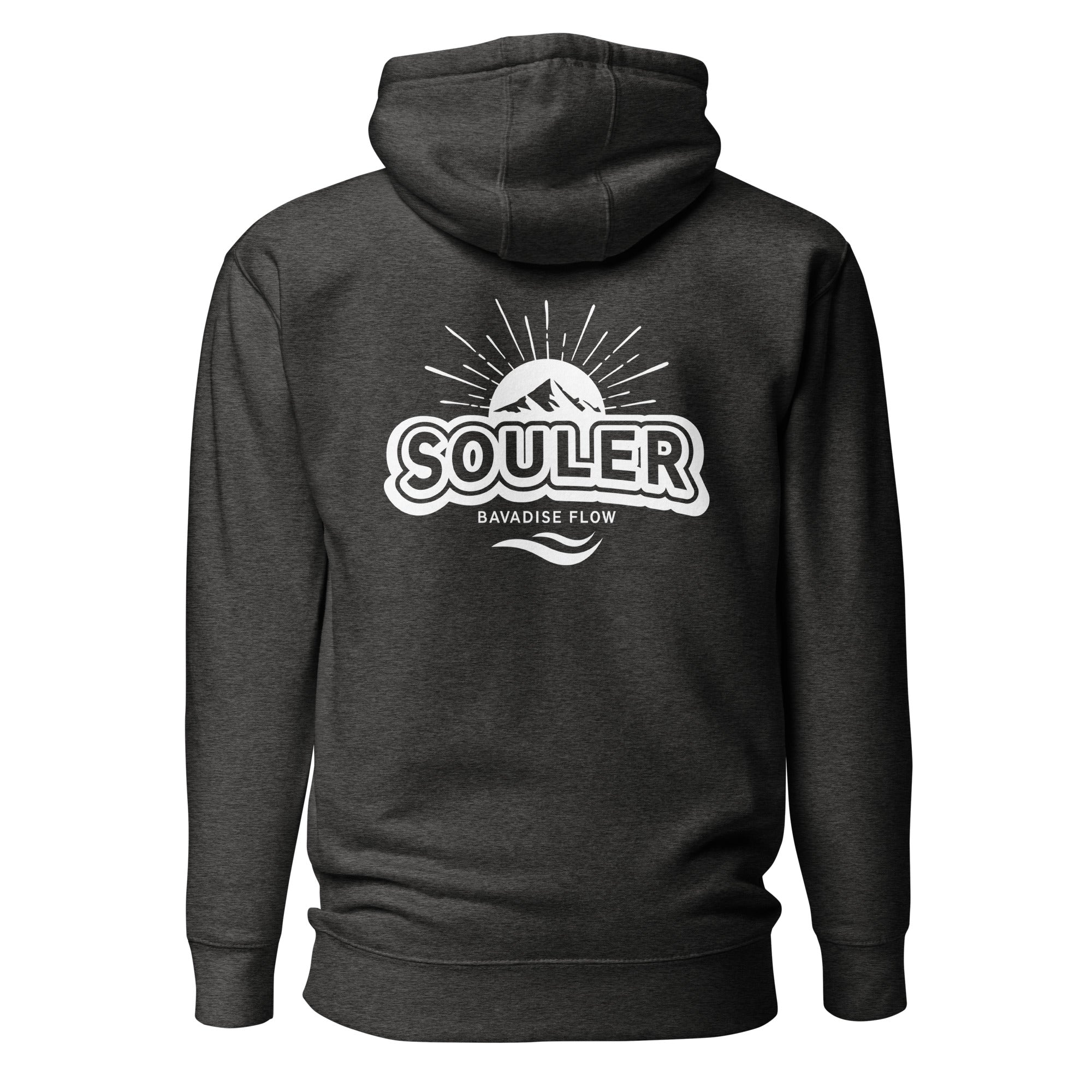 Souler Hoodie Unisex Dunkelgrau – nachhaltige Streetwear inspiriert vom Ammersee & Fünfseenland