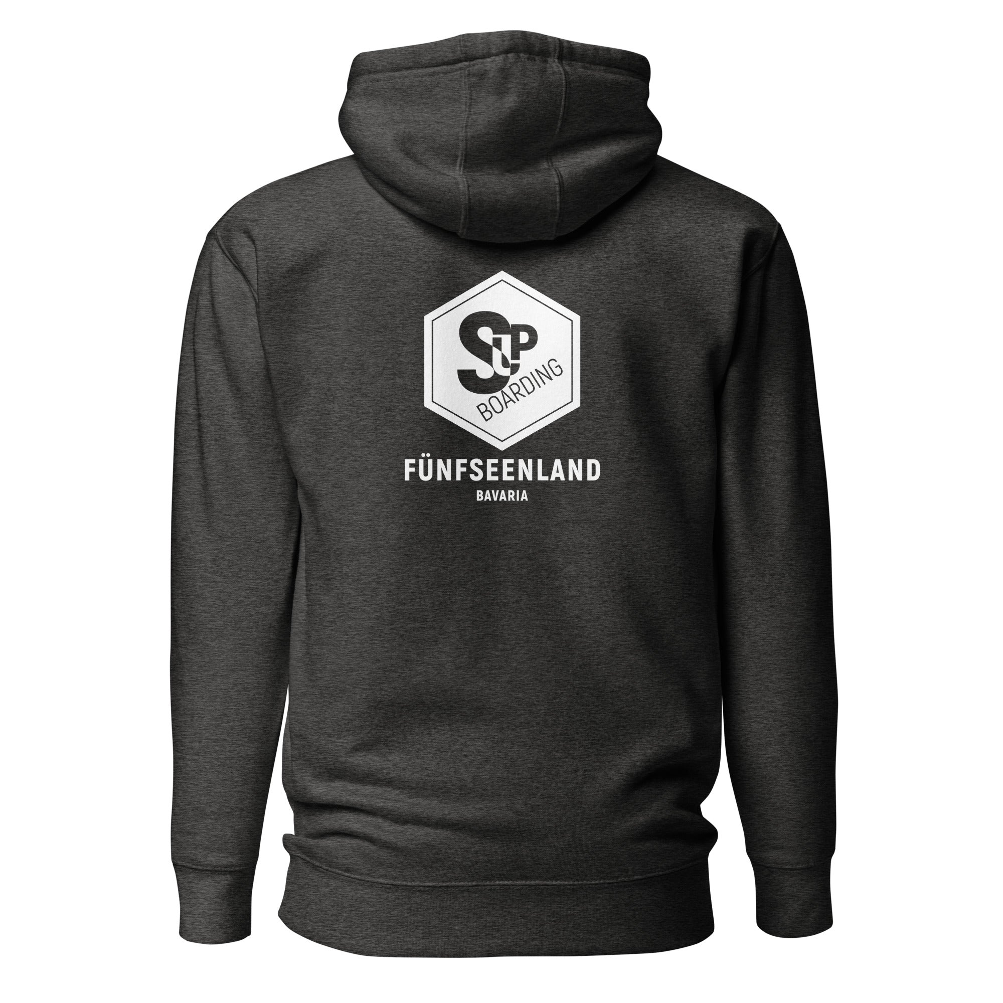 SUP Boarding Fünfseenland Hoodie Unisex inspiriert vom Stand-Up-Paddling am Ammersee, Starnberger See, Wörthsee, Pilsensee