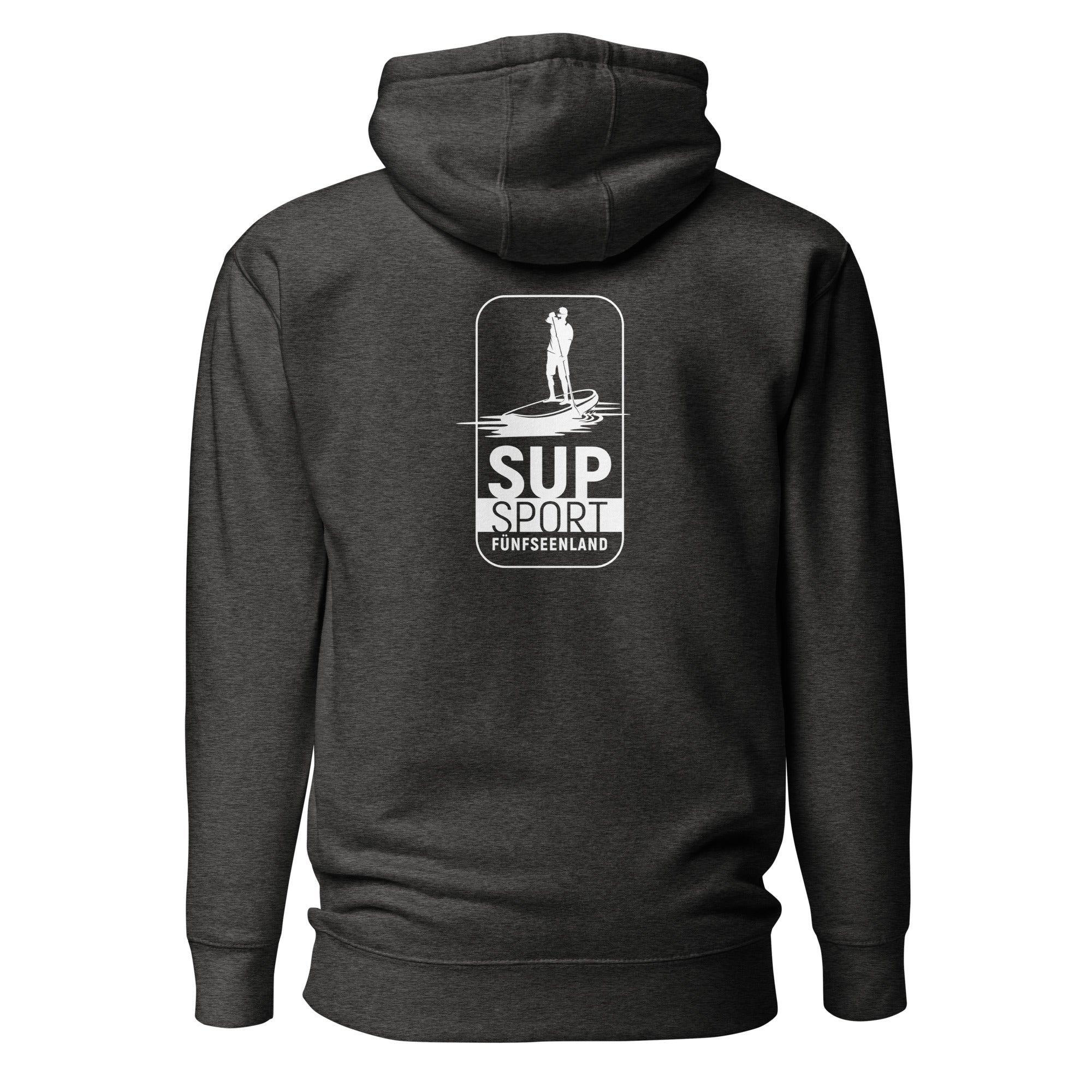SUP Boarden Fünfseenland Hoodie inspiriert vom Stand-Up-Paddling am Ammersee, Starnberger See, Wörthsee, Pilsensee, Weßling