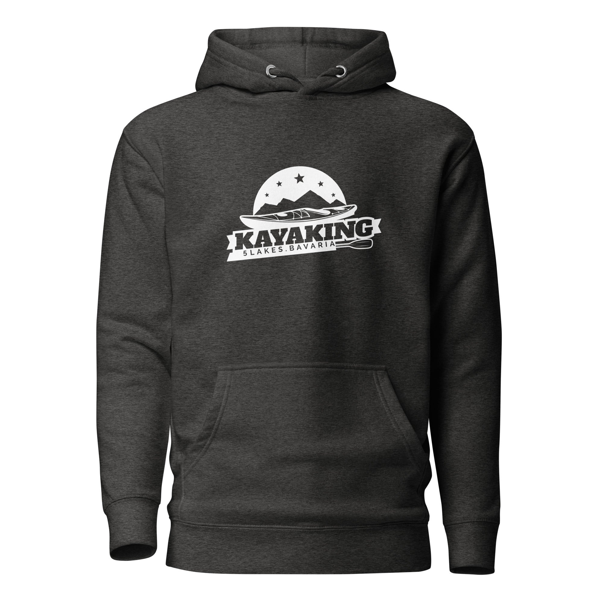 Kayak Hoodie Unisex – Kayaking, inspiriert vom Kayaking am Abend & Nacht am Ammersee, Starnberger See, Wörthsee, Pilsensee