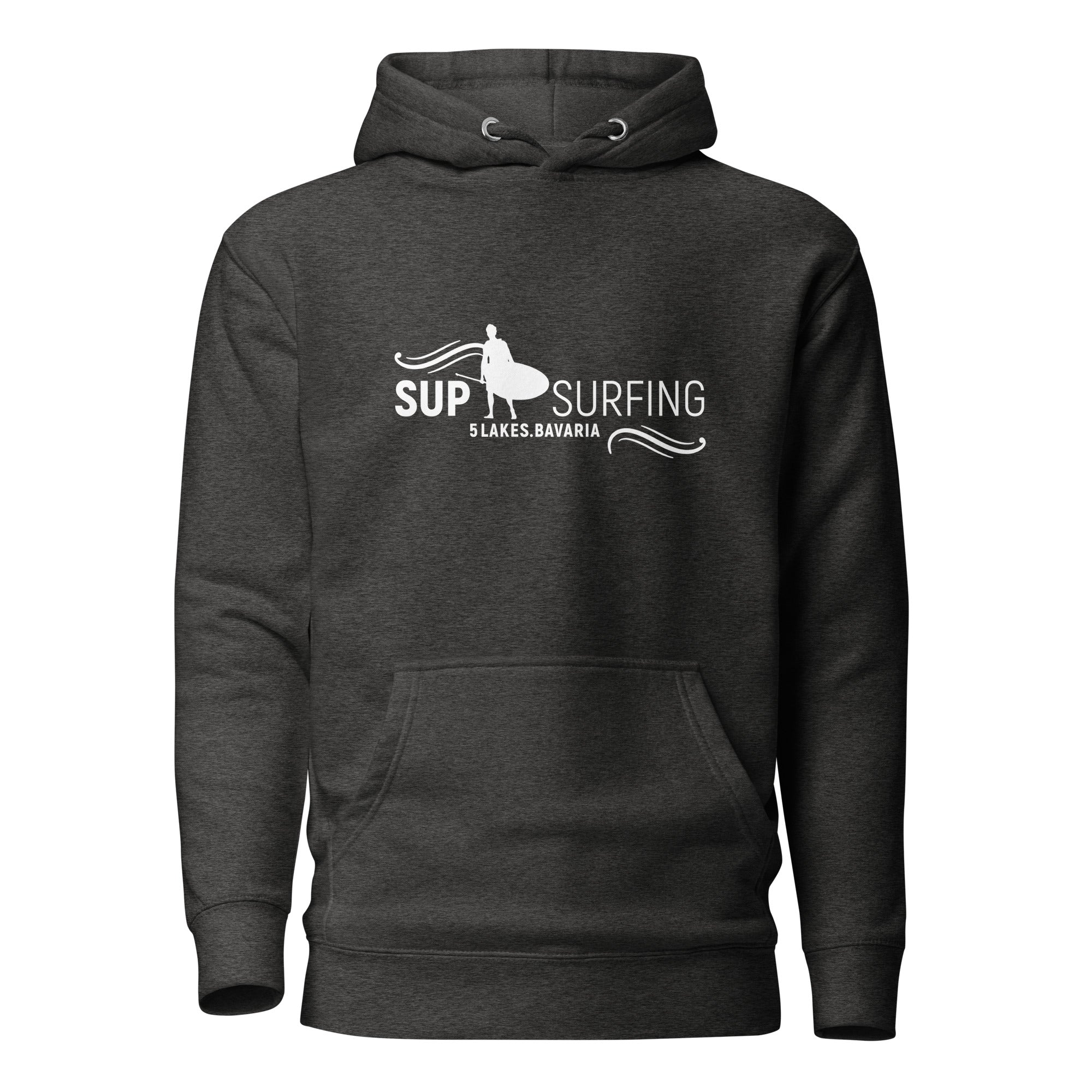 SUP Surfing Hoodie Unisex – Stand-Up-Paddling inspiriert vom SUP am Ammersee, Starnberger See, Wörthsee, Pilsensee, Weßling