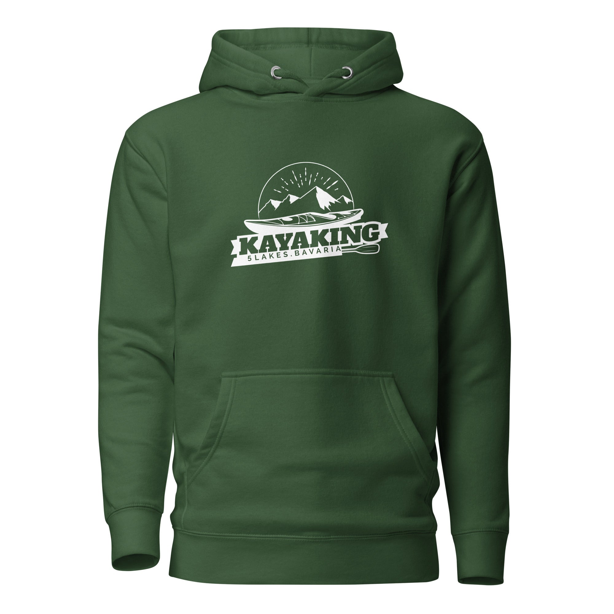 Kayak Hoodie Unisex – Kayaking Kapuzenpullover inspiriert vom Kayaking am Ammersee, Starnberger See, Wörthsee, Pilsensee
