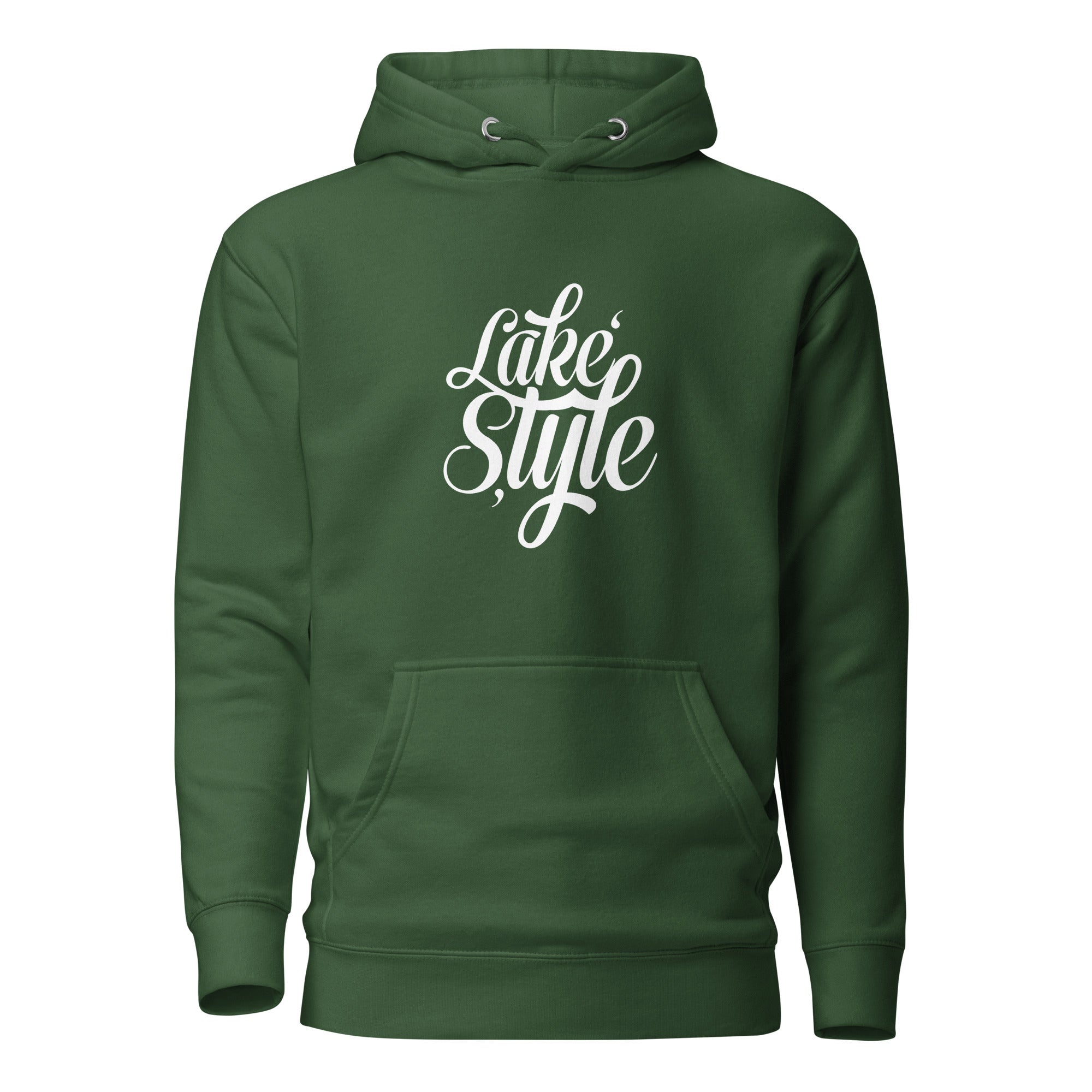 Lake Style Hoodie Unisex Grün – Ammersoul Kleidung vom Modelabel inspiriert von Ammersee & Fünfseenland