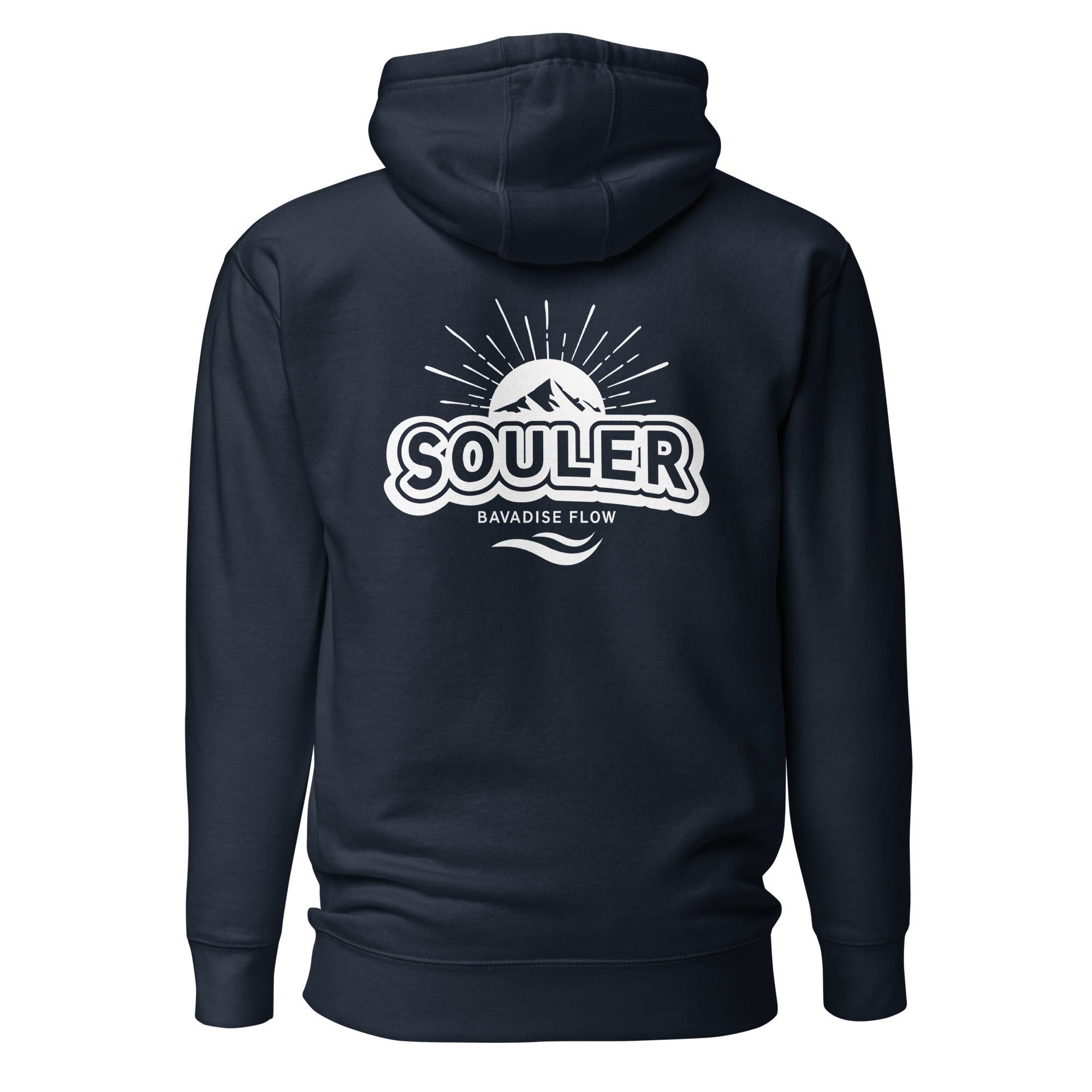 Souler Hoodie Unisex Navy – nachhaltige Streetwear inspiriert vom Ammersee & Fünfseenland in Bayern