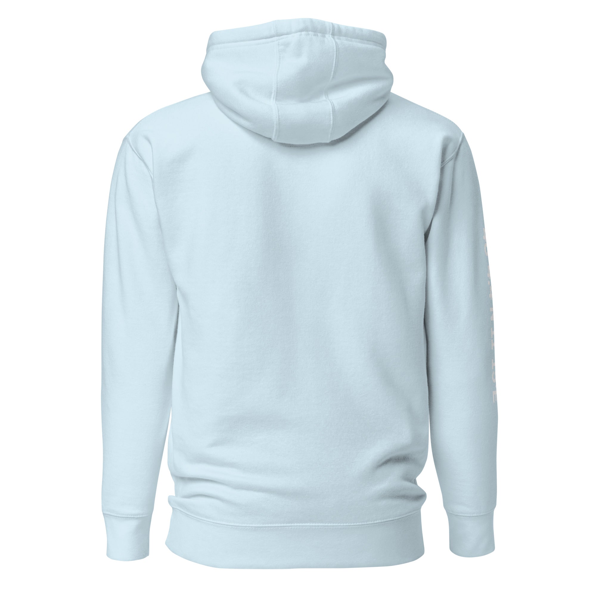 Wesslinger See Hoodie Unisex – Best Vibes Only, inspiriert vom Lebensgefühl am Weßlinger See und Weßling im Fünfseenland.