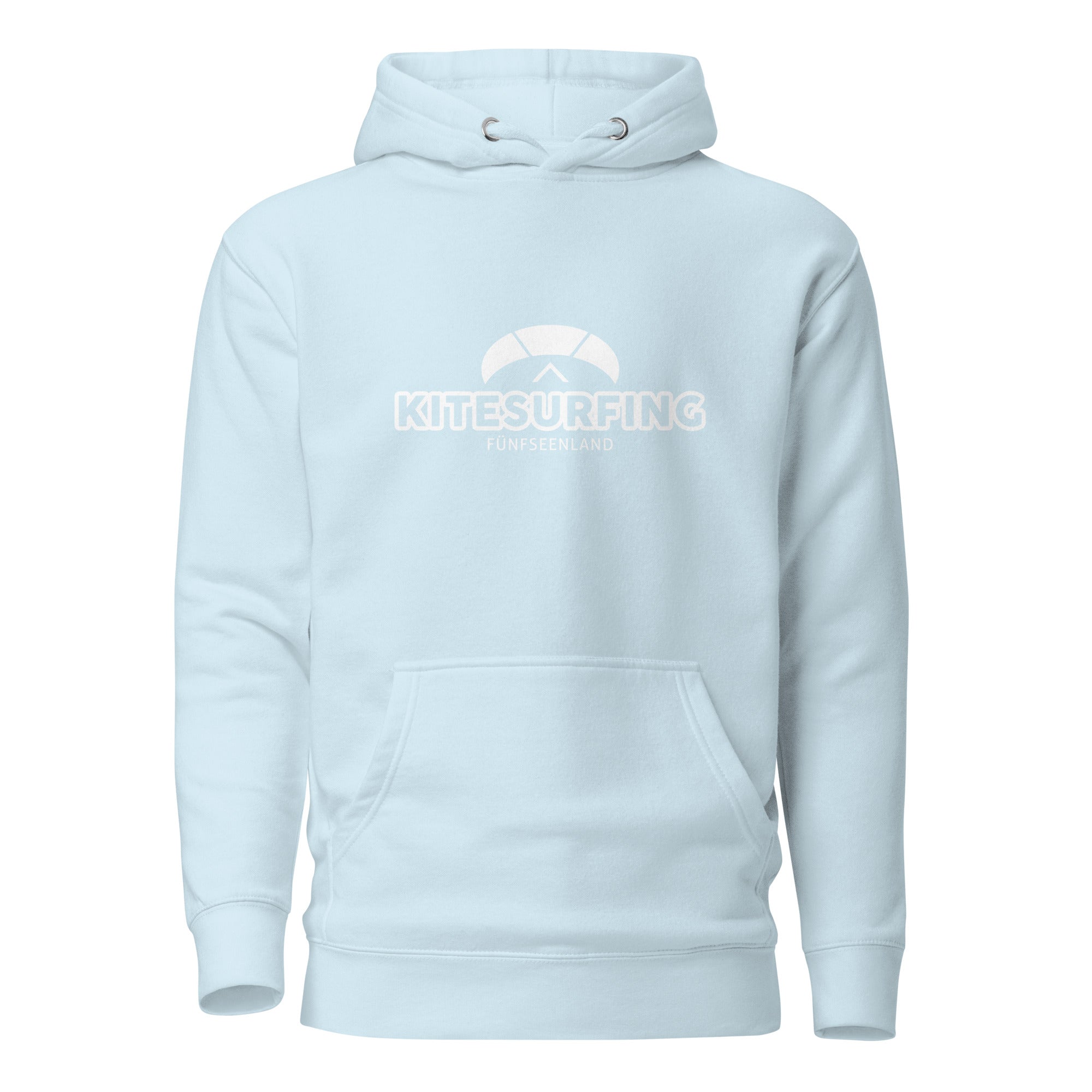 Kitesurfen Hoodie Unisex – Kite Boarden inspiriert vom Kiten, Kite Surfen am Ammersee, Starnberger See, Wörthsee & Pilsensee