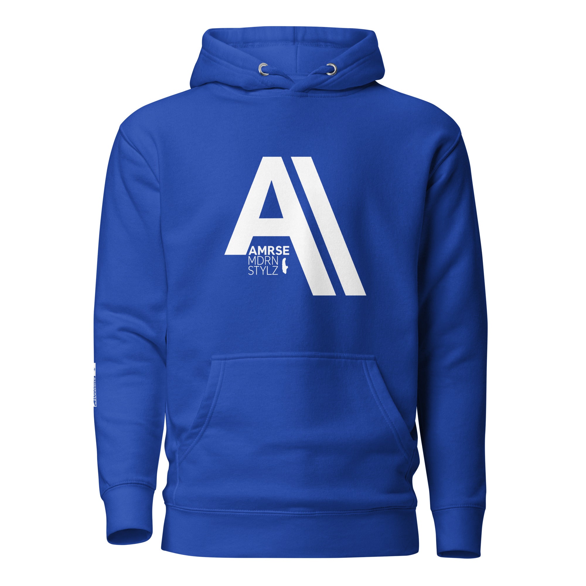 Modern Styles Hoodie Unisex Big A Blau – nachhaltige Kleidung inspiriert von Ammersee & Schondorf im Fünfseenland