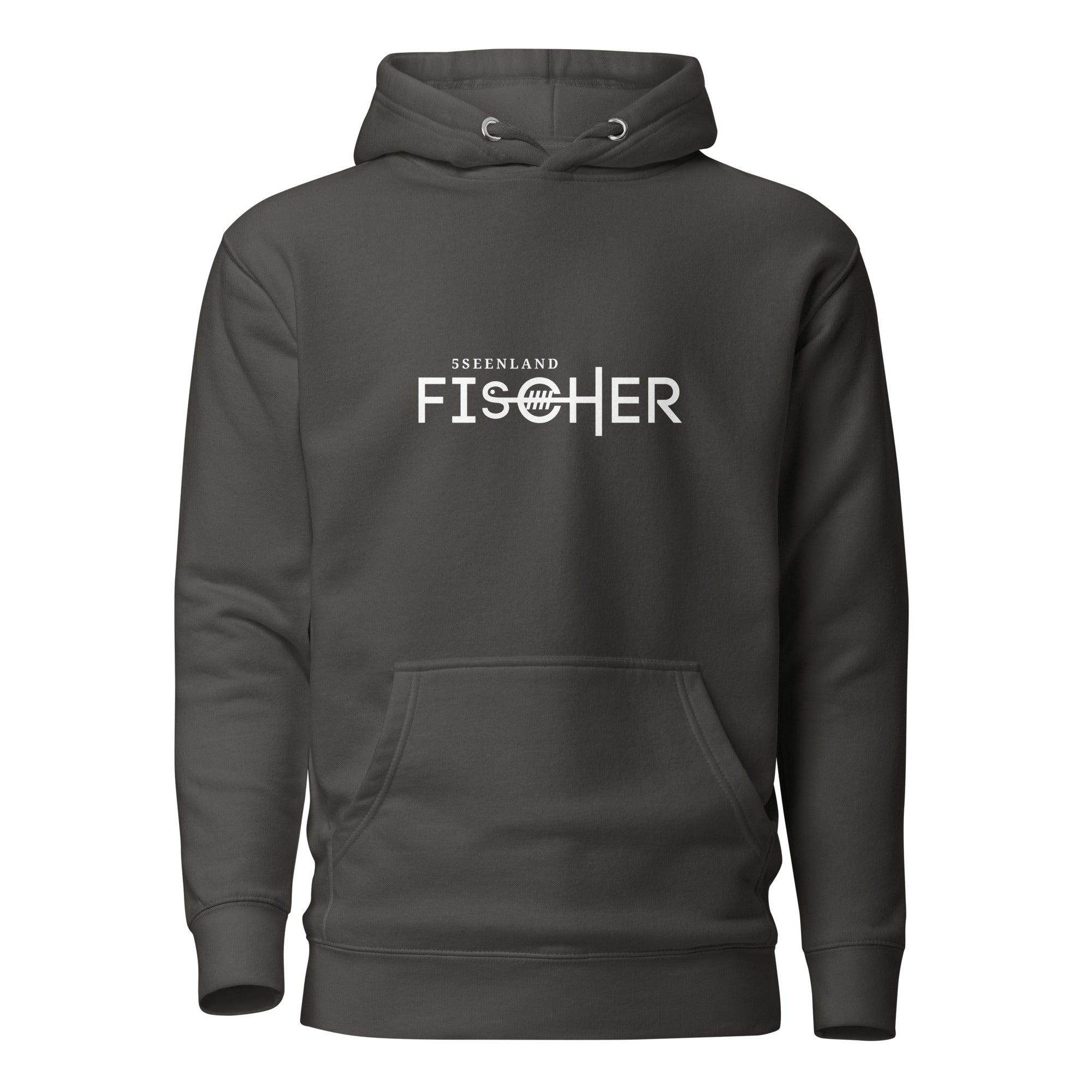 Angler & Fischer Hoodie Unisex inspiriert vom Angeln am Ammersee,
Starnberger See, Wörthsee, Pilsensee, Weßlinger See
