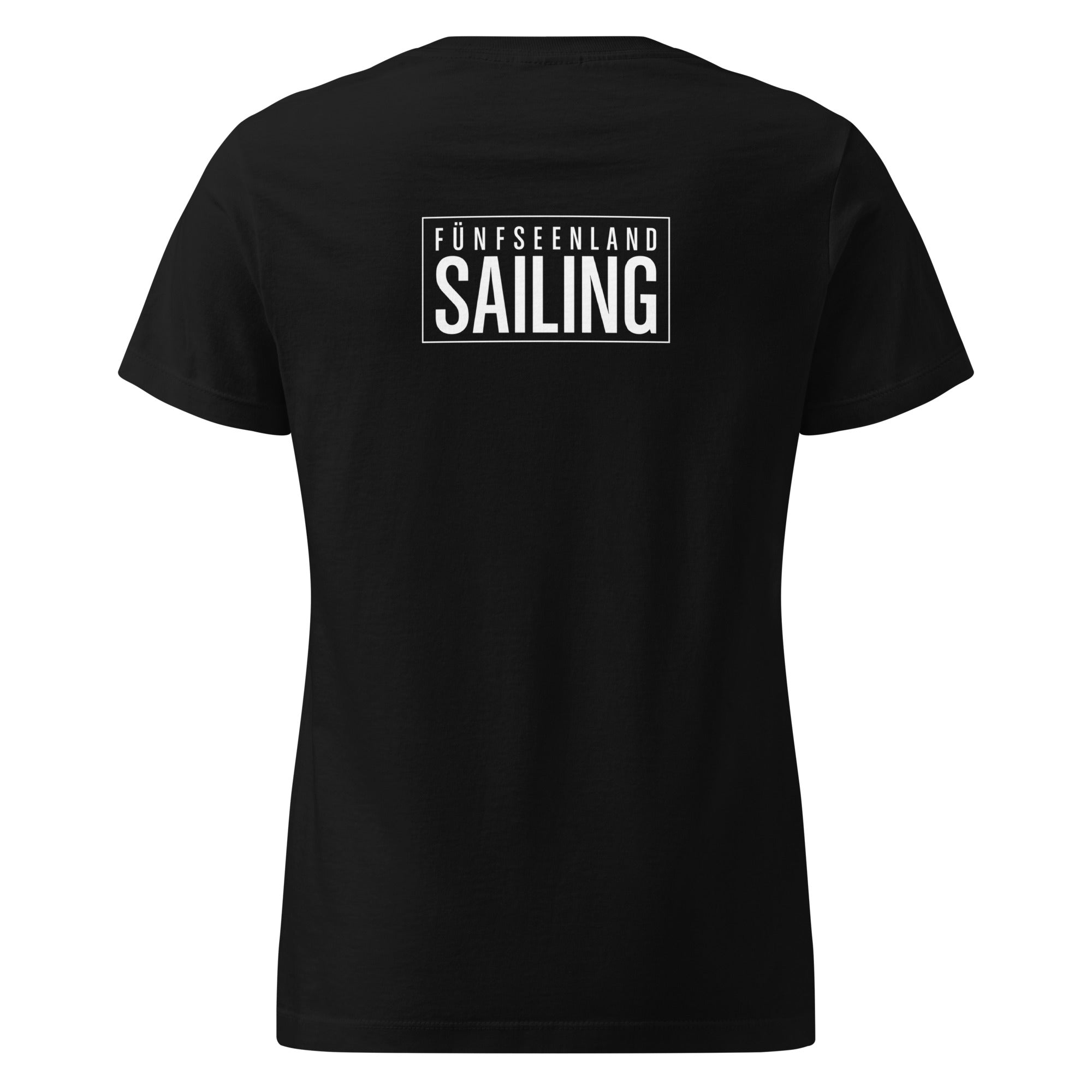 Segeln im Fünfseenland Damen T-Shirt – inspiriert vom Segeln am Ammersee, Segeln am Starnberger See, Wörthsee & Pilsensee