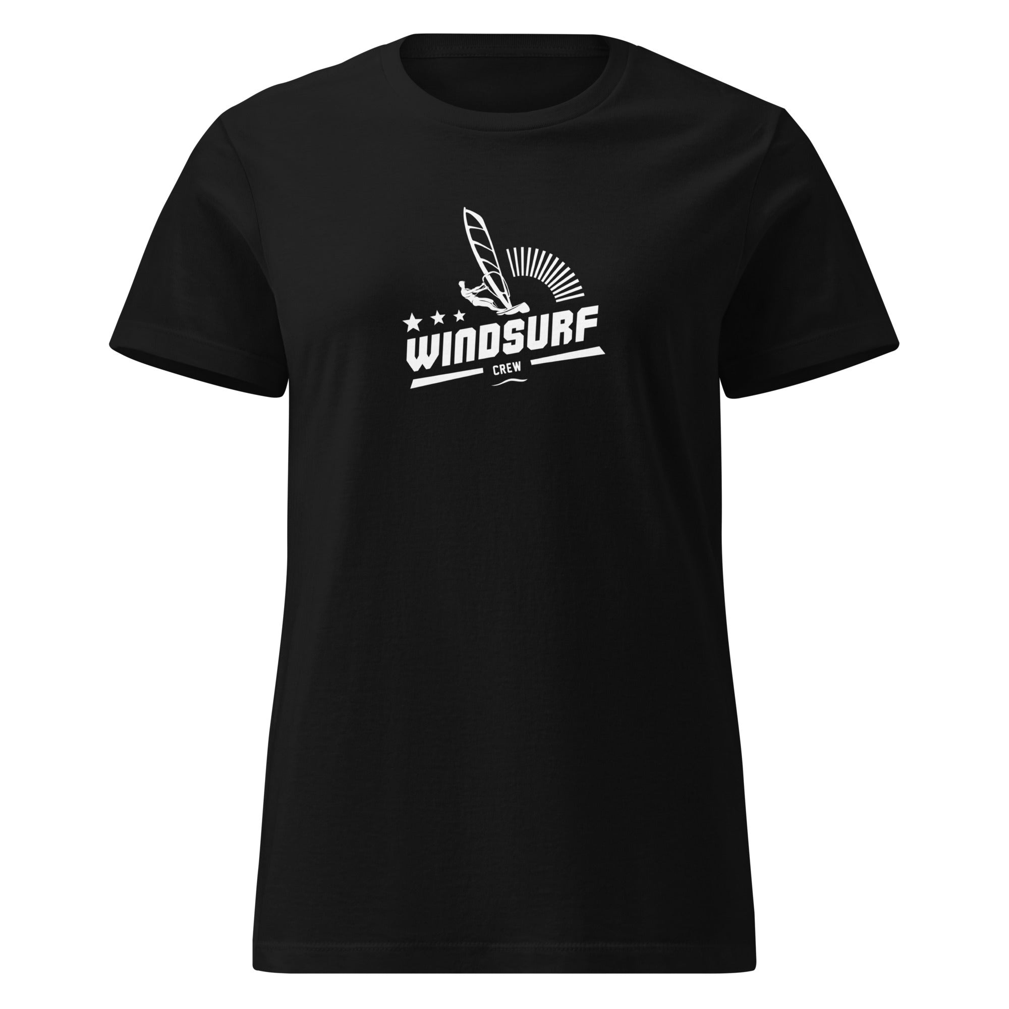 Windsurfen T-Shirt Damen, Windsurf Crew, inspiriert vom Windsurfen am Ammersee, Starnberger See, Wörthsee, Pilsensee, Weßling