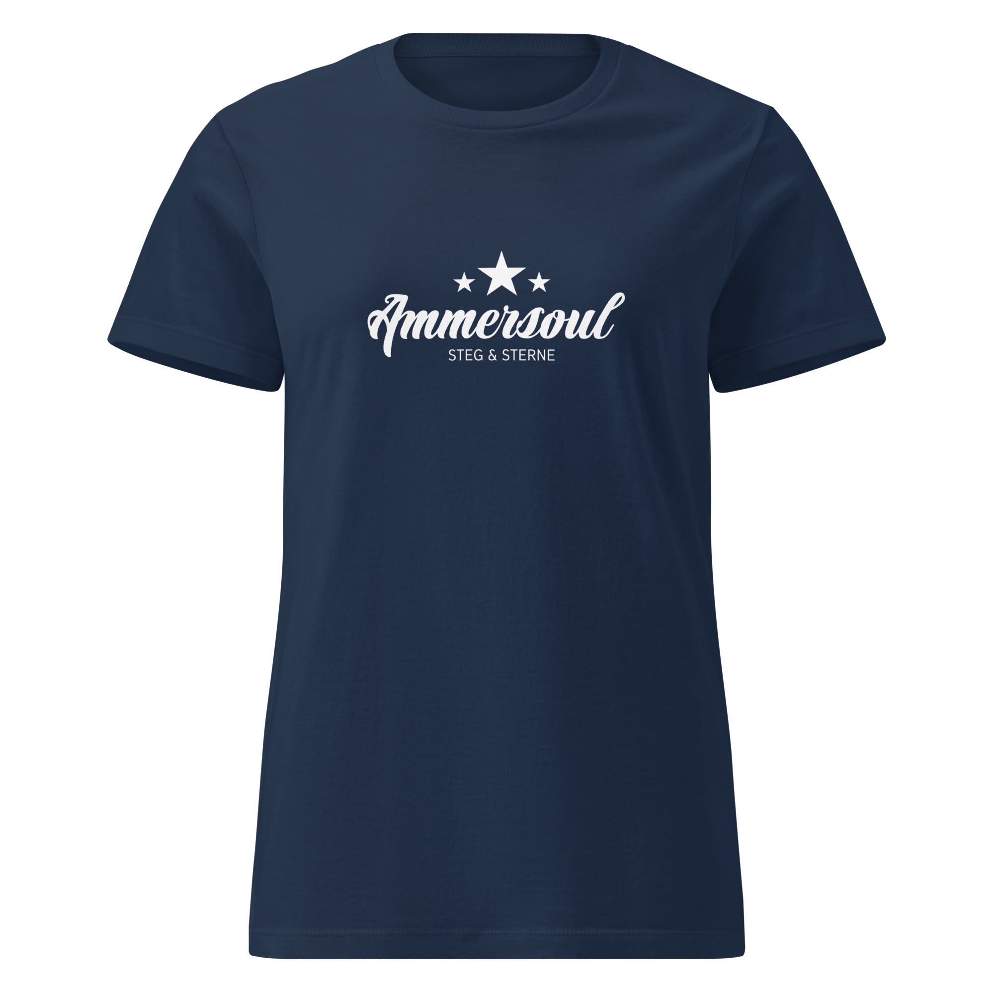Ammersoul Damen T-Shirt Navy – klassisches Streetwear Shirt nachhaltig