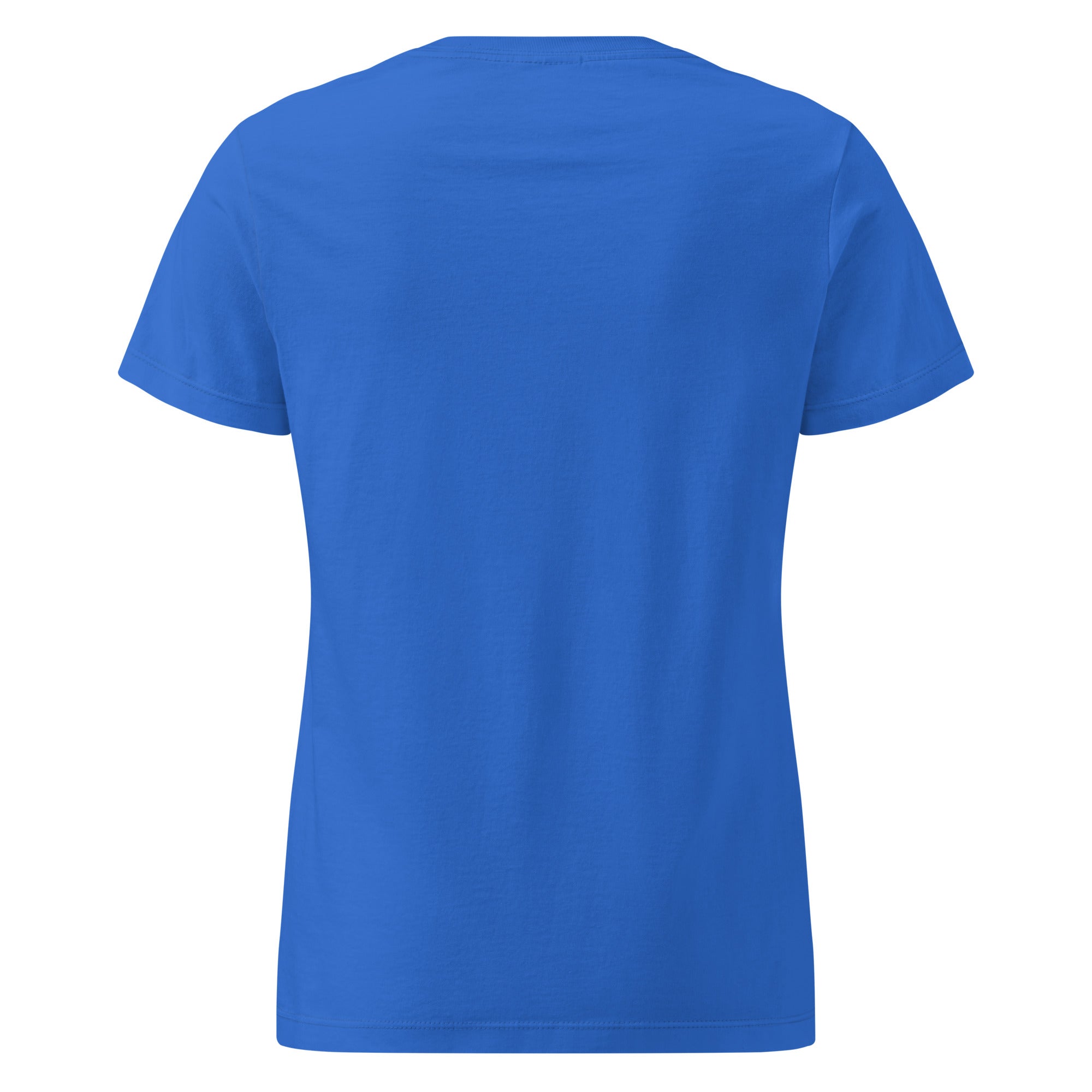 Ammersoul Damen T-Shirt Blau Seitenansicht – Baumwolle tailliert & locker