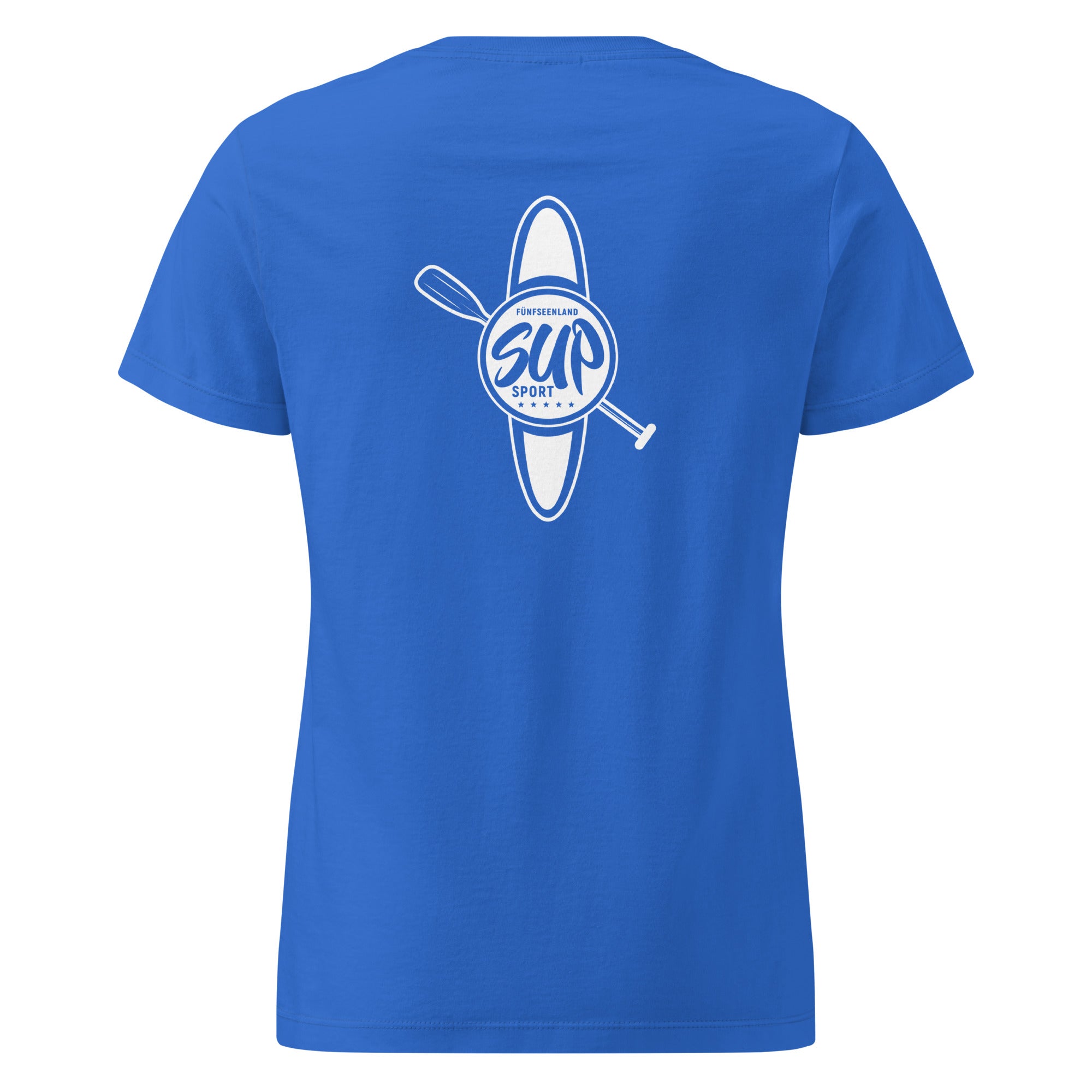 SUP T-Shirt Damen – Stand-Up-Paddling, inspiriert vom SUP Boarding am Ammersee, Starnberger See, Wörthsee, Pilsensee, Weßling