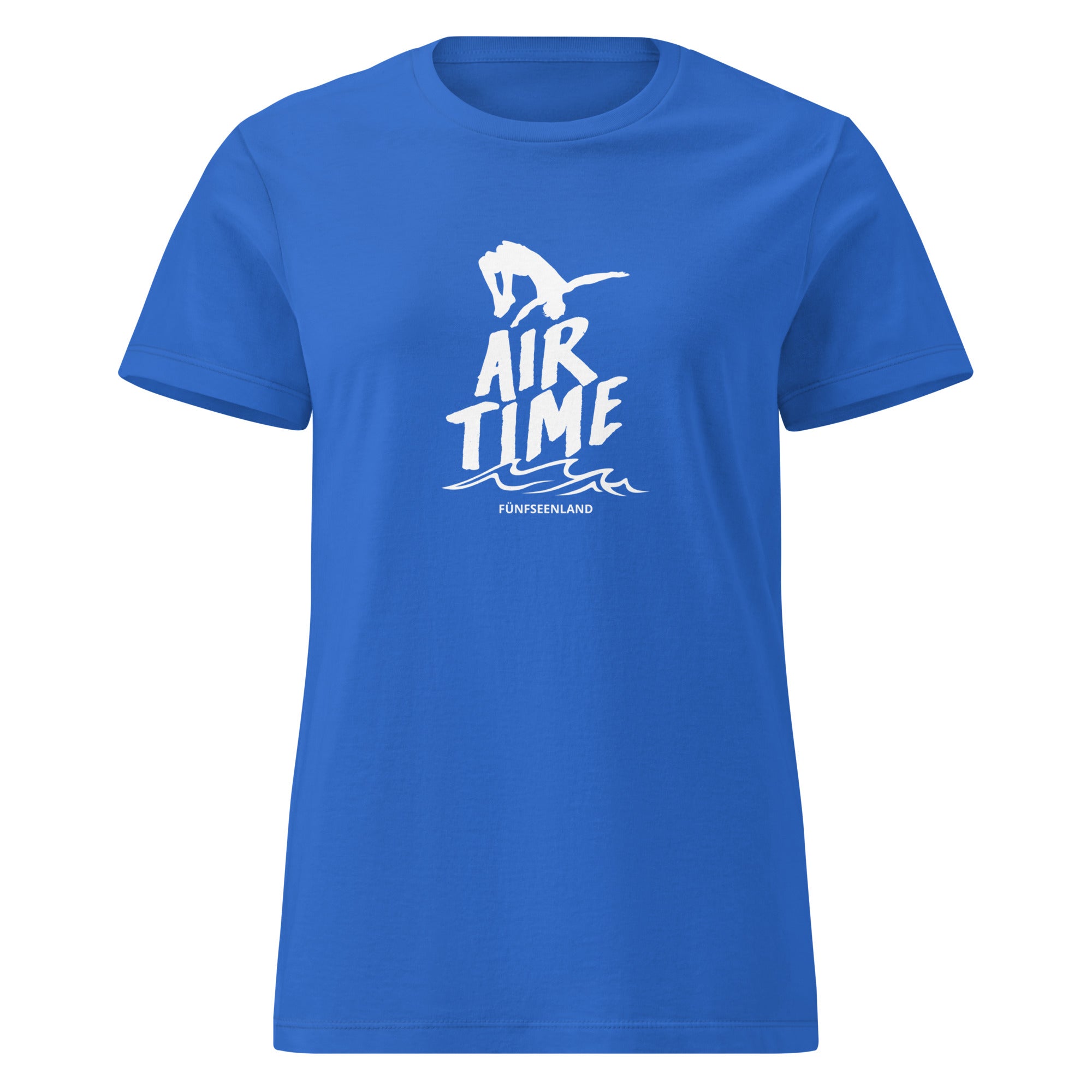 Diving & jumping Damen T-Shirt – Air Time inspiriert vom am Ammersee, Starnberger See, Wörthsee, Pilsensee, Weßlinger See