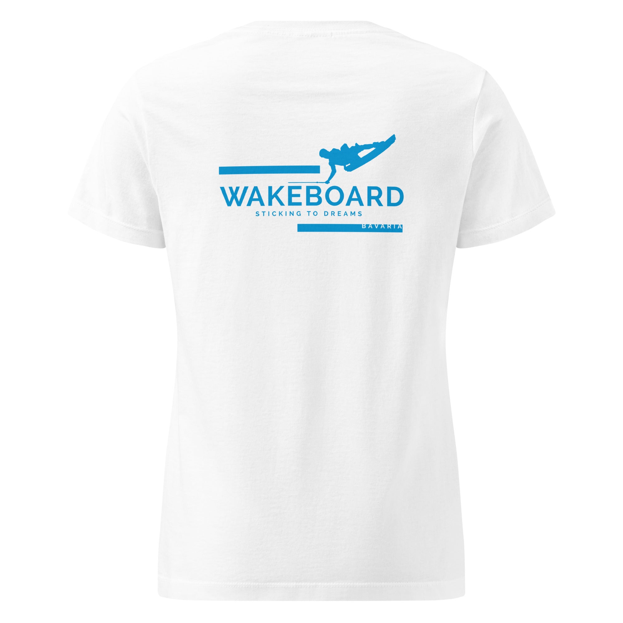 Wakeboarden T-Shirt Damen – Wakeboarding inspiriert vom Wakeboarding am Ammersee, Starnberger See, Wörthsee, Pilsensee