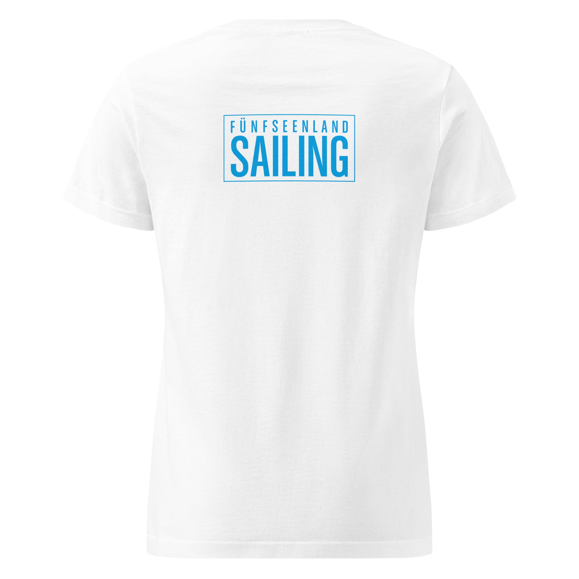 Segeln im Fünfseenland Damen T-Shirt – inspiriert vom Segeln am Ammersee, Segeln am Starnberger See, Wörthsee & Pilsensee