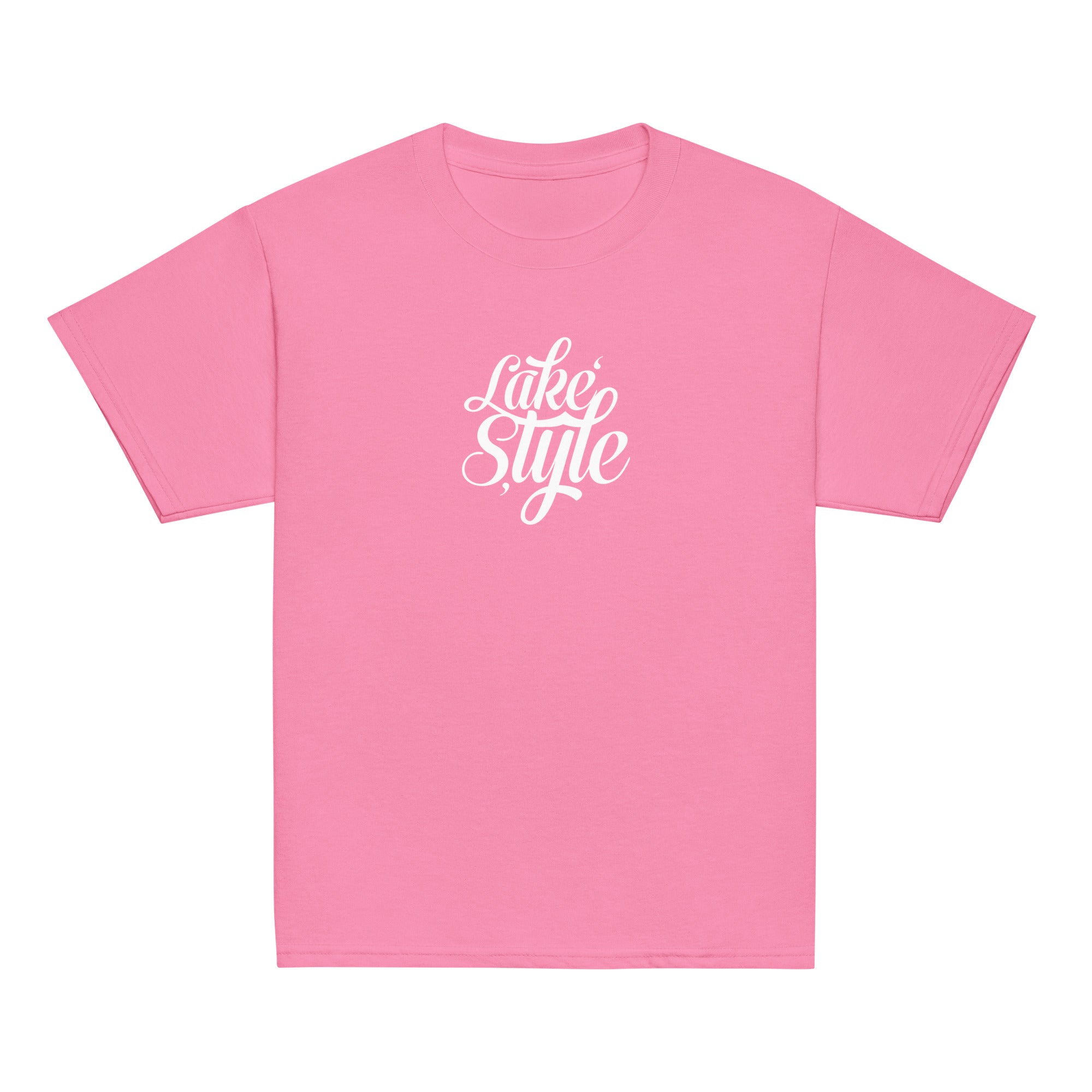 Lake Style Teens T-Shirt Pink – See Shirt für Jugendliche inspiriert vom Ammersee im Fünfseenland & See Shirt für Jugendliche