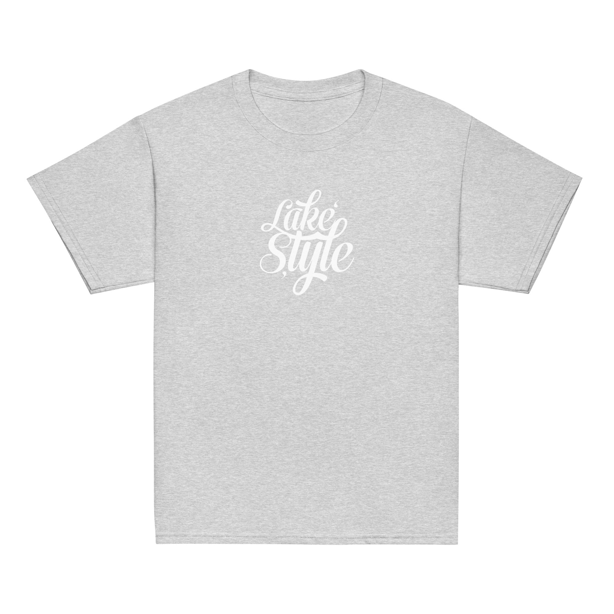 Lake Style Teens Shirt Grau – Ammersee See Shirt für Jugendliche mit Style aus dem Fünfseenland & See Shirt für Jugendliche