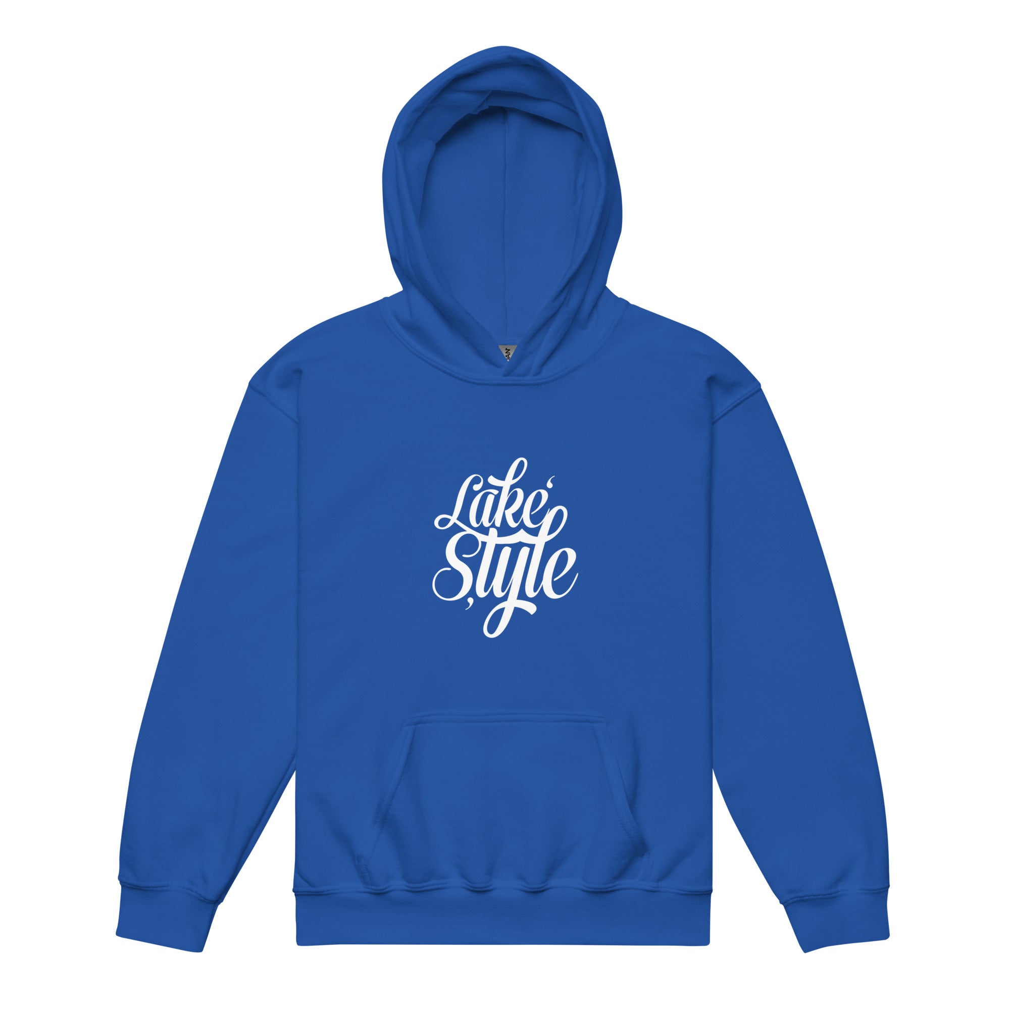 Lake Style Hoodie Teens Royal Blau – sportlicher See Hoodie für Jugendliche, inspiriert vom Fünfseenland bei Landsberg