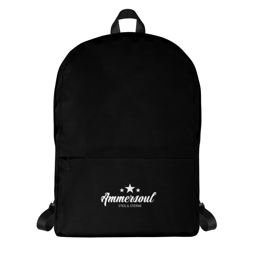Ammersoul Rucksack Schwarz – nachhaltiger Urban Backpack inspiriert vom Ammersee & Fünfseenland