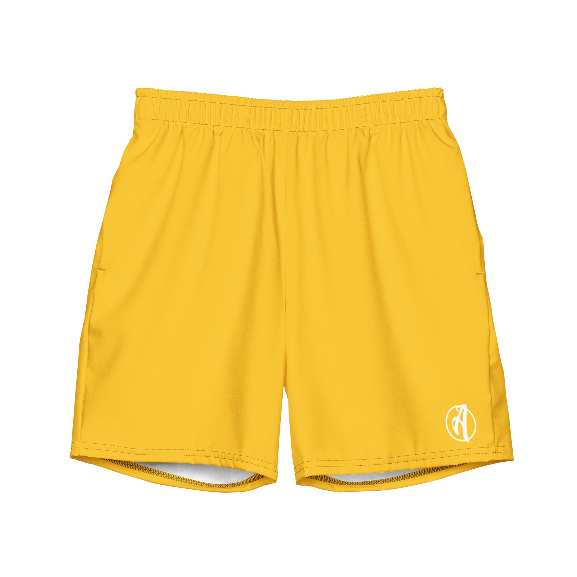 Ammersoul Badeshort Herren Gelb – nachhaltige Swimwear inspiriert vom Ammersee & Fünfseenland