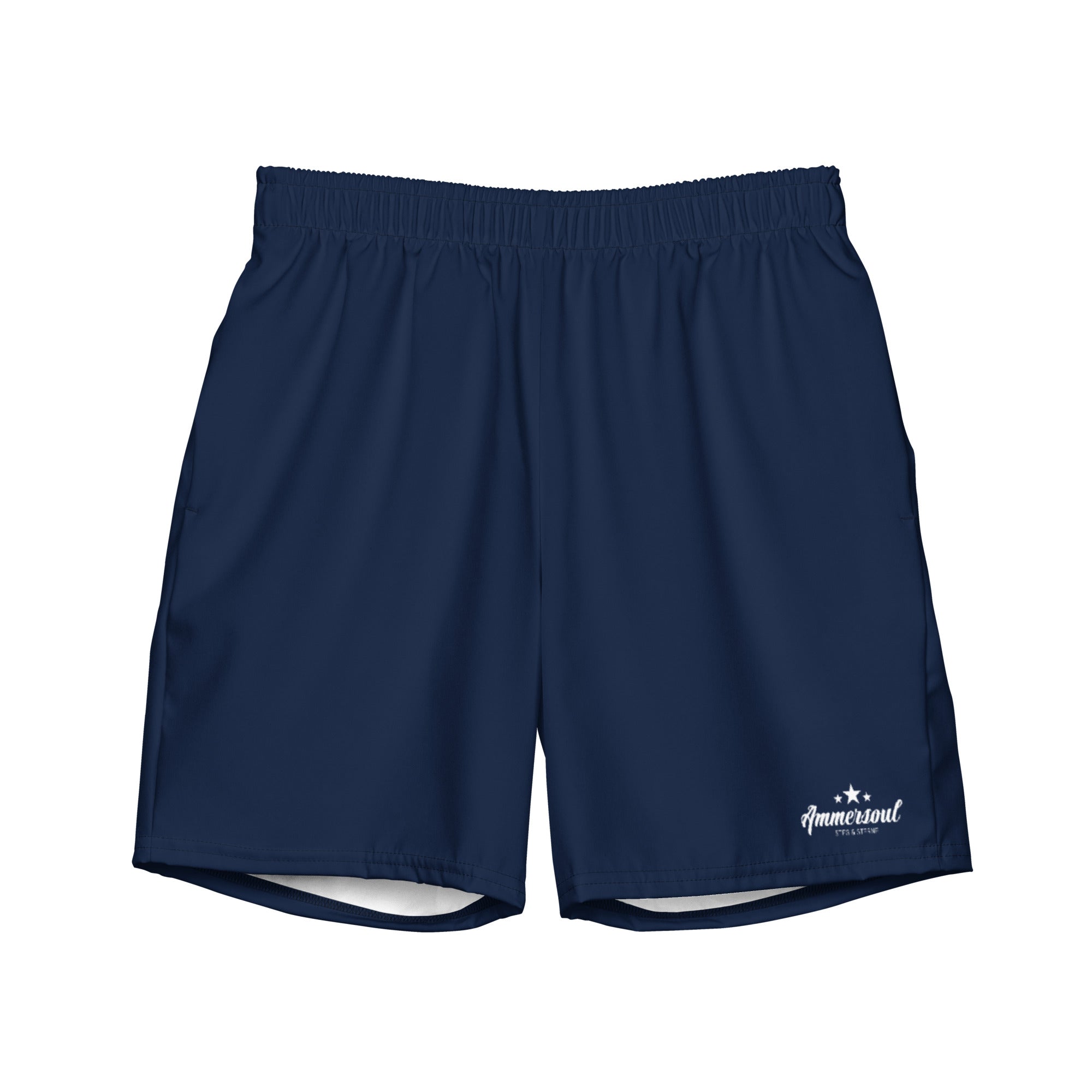 Ammersoul Badeshort Navy Herren, Herrn Short Blau, blaue Herren Badeshort, dunkelblaue Badeshorts für Männer
