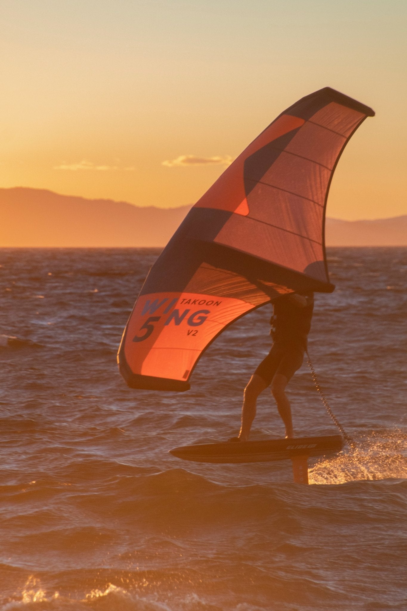 Foil Sport Sonnenuntergang inspiriert von Ammersee, Starnberger See & Wörthsee im Fünfseenland Bayern, München, Augsburg, Landsberg