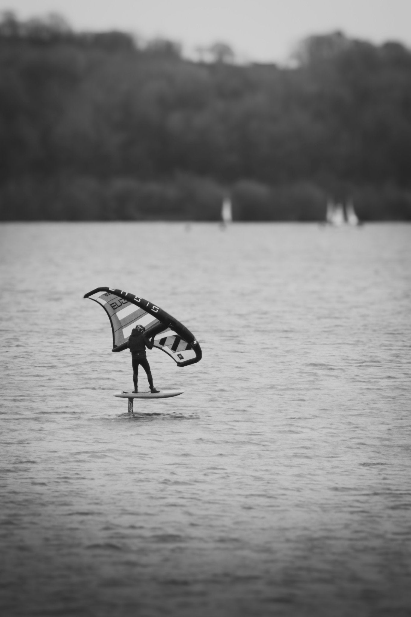 Foil Surfing am Ammersee, Starnberger See & Wörthsee im Fünfseenland bei München, Bayern, DE, AT, CH