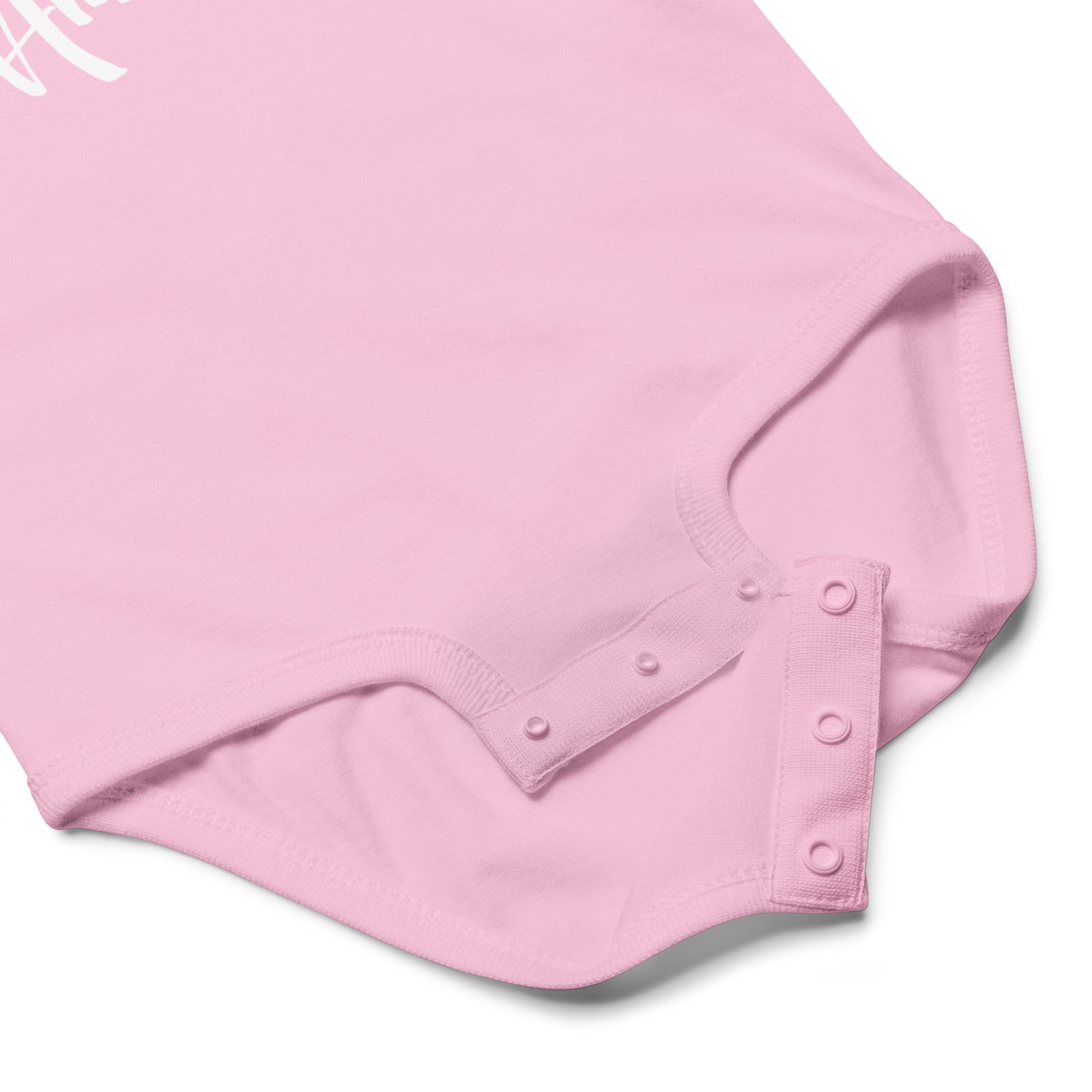 Ammersee Baby Body Unisex – Krabbe, Pink Stoffdetail – weicher Stoff inspiriert von Ammersee, Pilsensee & Weßlinger See