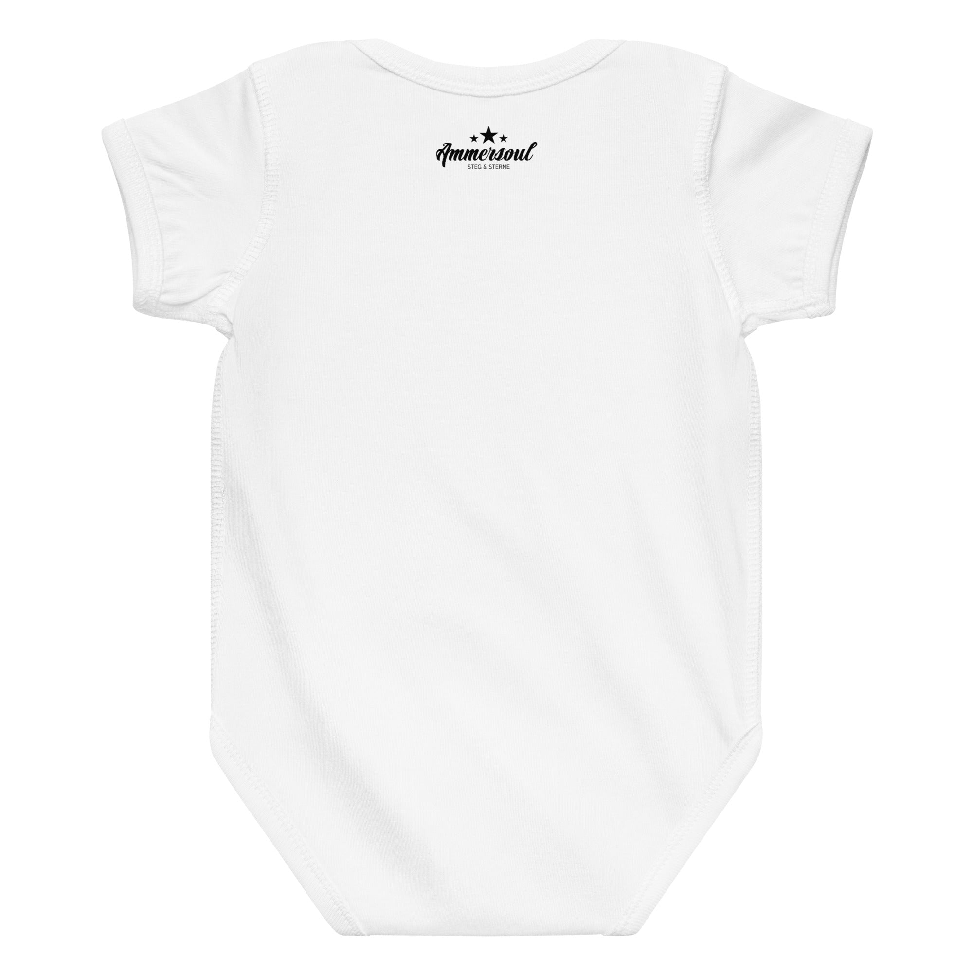 Ammersoul Baby Body Weiß Unisex für Jungen und Mädchen – nachhaltige Basics für Babys aus Baumwolle aus Bayern