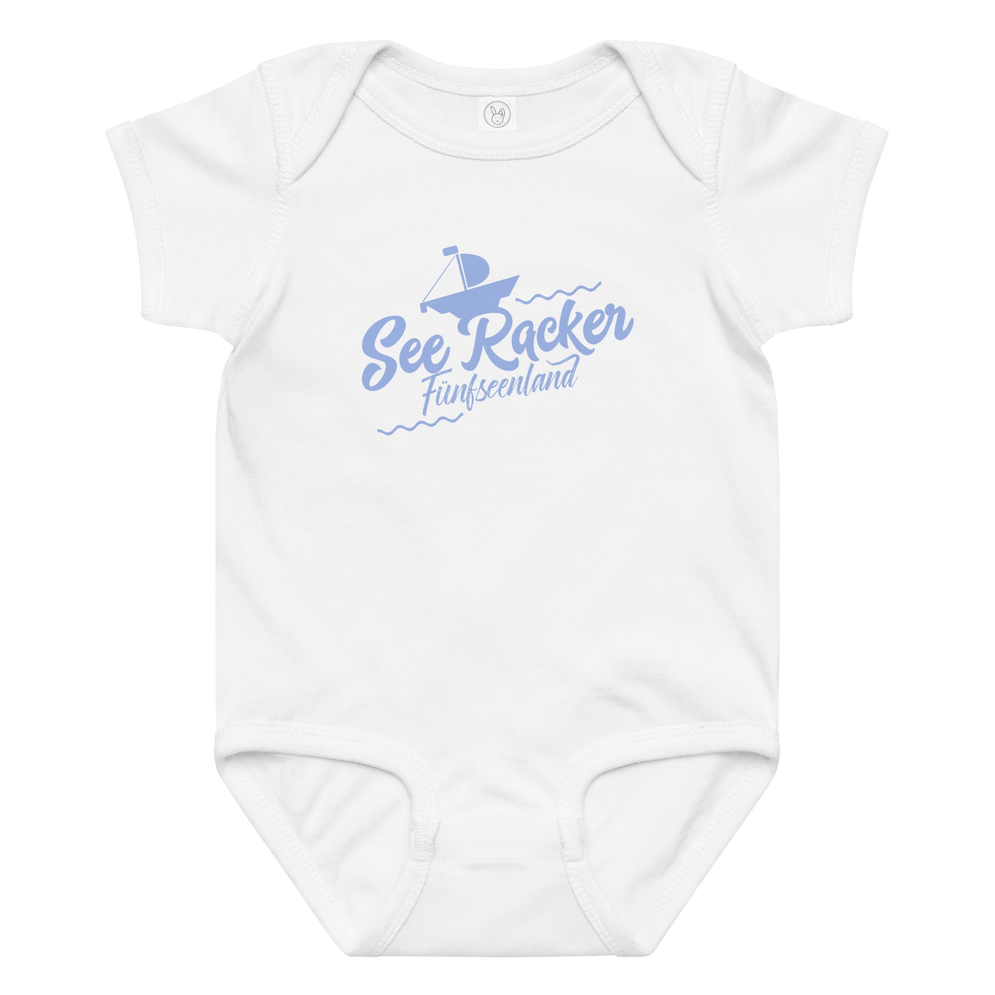 See Racker Baby Body Hellblau – Baby Mode inspiriert vom See-Babys am Ammersee, Starnberger See, Wörthsee, Pilsensee, Weßling
