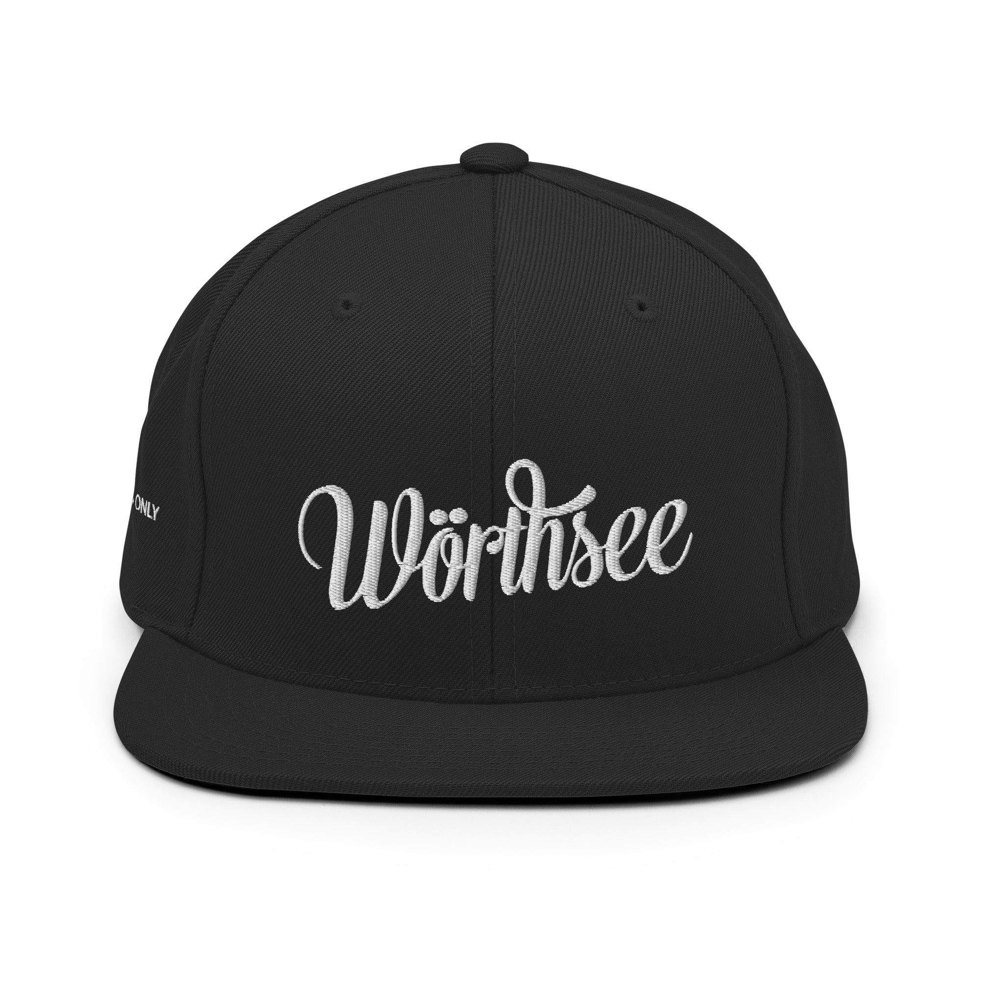 Wörthsee Cap Schwarz – Detail, inspiriert von Steinebach am Wörthsee nahe München
