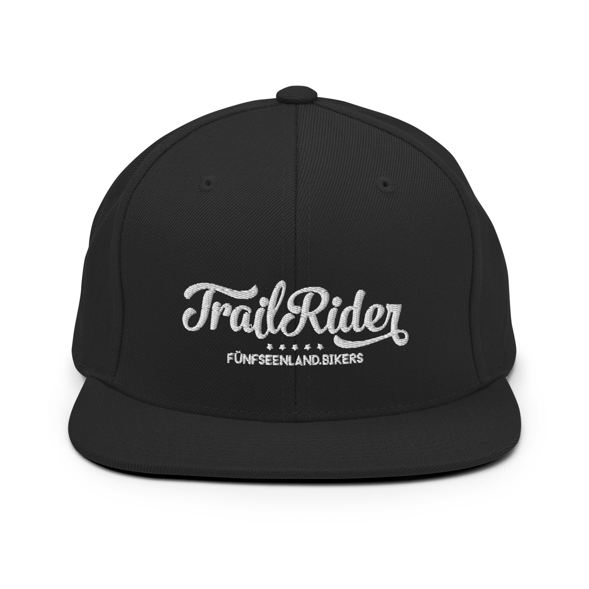 Mountainbike Cap Snapback, inspiriert vom Biken & E-Biken am Ammersee, Starnberger See & Fünfseenland. Stylisch & sportlich.