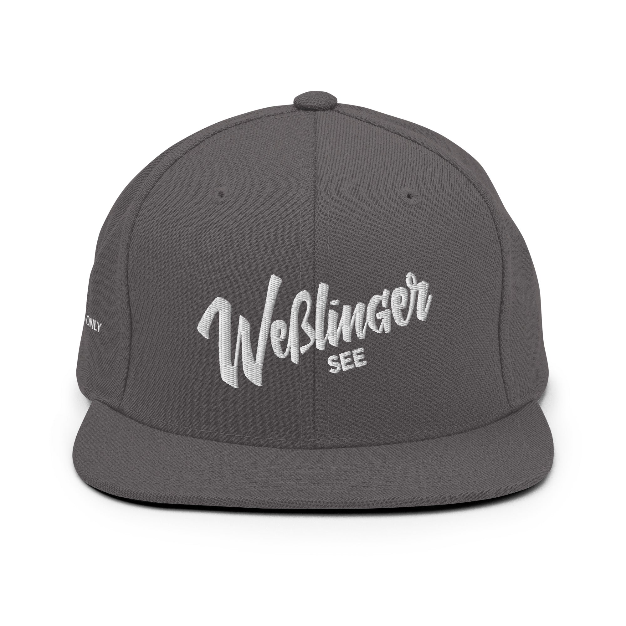 Wesslinger See Cap – Snapback Cap, inspiriert von Weßling & Weßlinger See im Fünfseenland in Bayern.