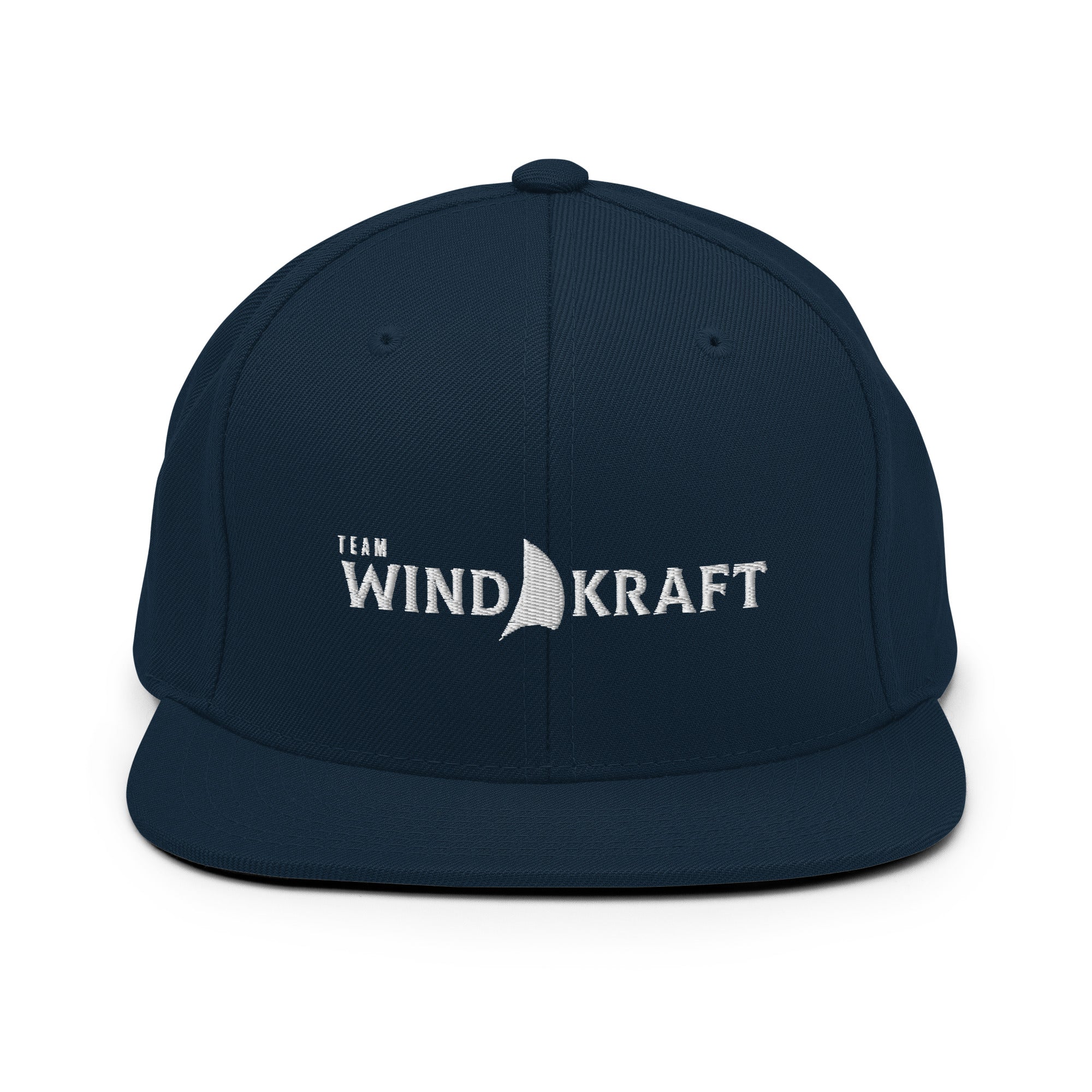 Windkraft Segeln Cap Blau – maritimer Look inspiriert vom Pilsensee & Region Fünfseenland, Streetwear mit Segel-Flair
