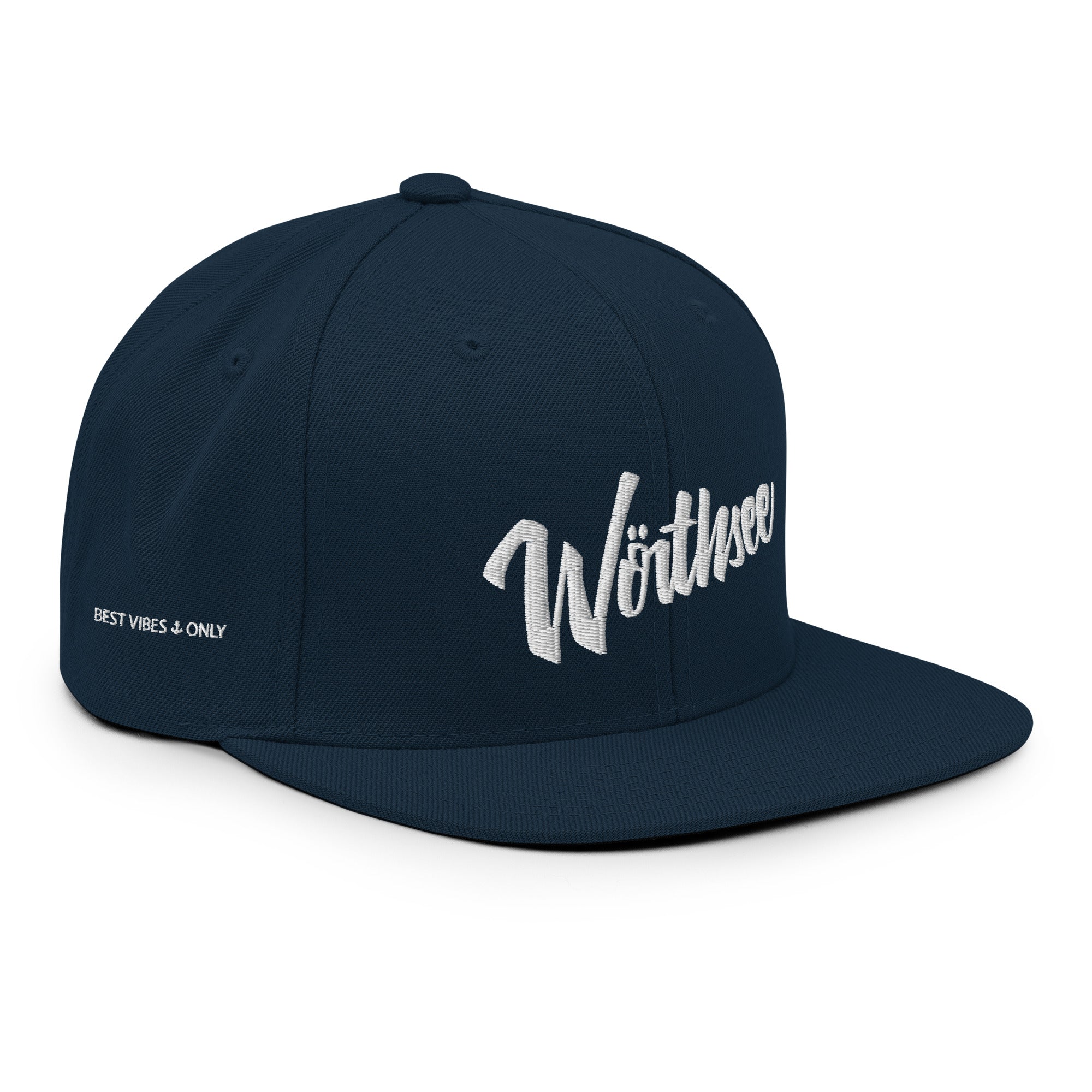 Wörthsee Cap & Basecap in Navy, sportliches & stylisches Caps inspiriert vom Wörthsee-Lifestyle in Steinebach im Fünfseenland