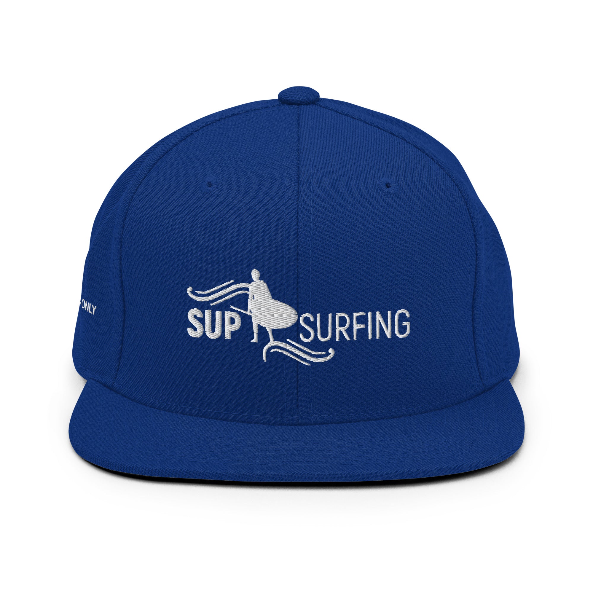 SUP Stand-Up-Paddling Cap Blau – Detail Schirm, grün inspiriert vom SUP Boarder & SUP Lifestyle in Augsburg & Landsberg
