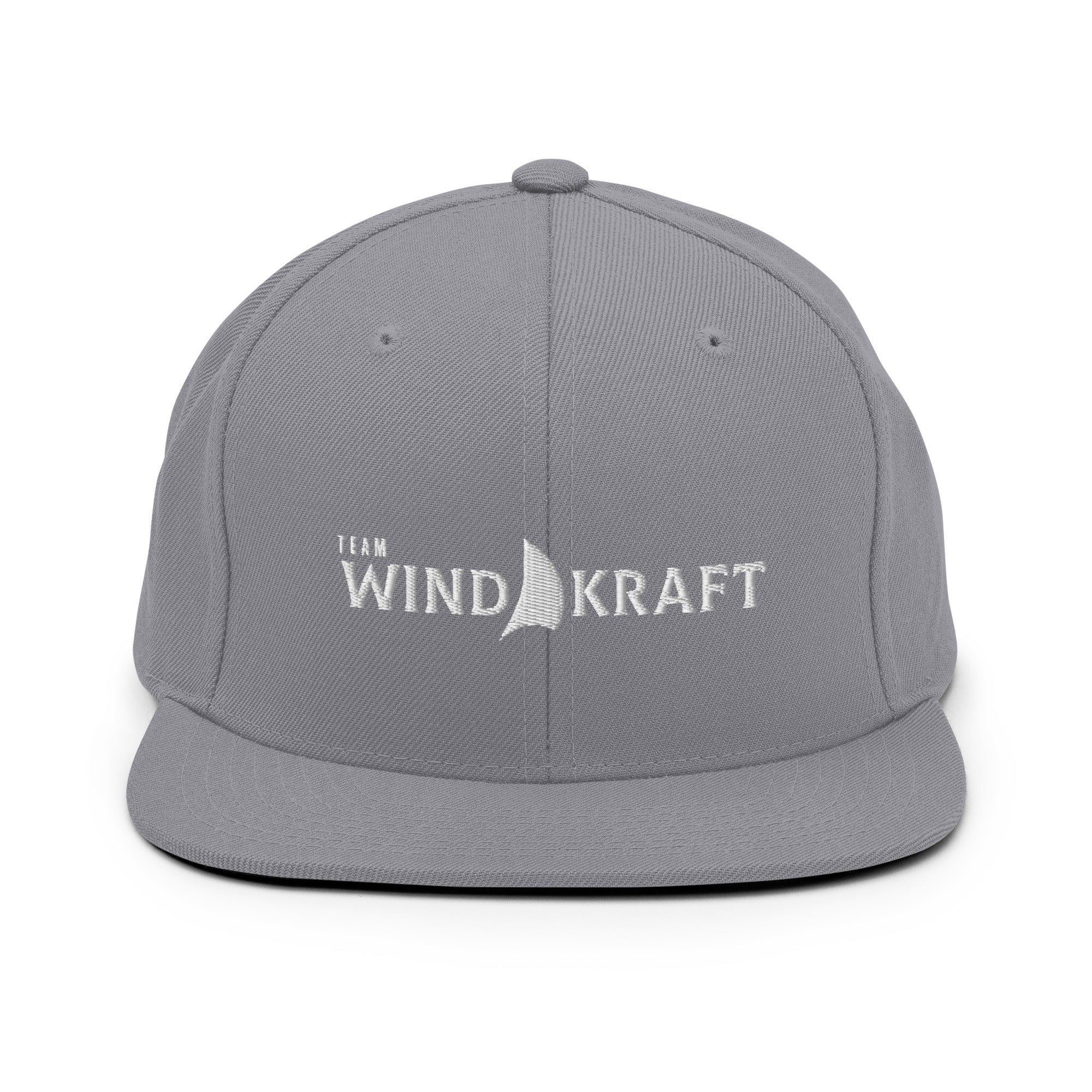 Windkraft Segeln Cap Grau – Segelstyle inspiriert vom Pilsensee bei Hechendorf, sportliche Streetwear für Wassersport