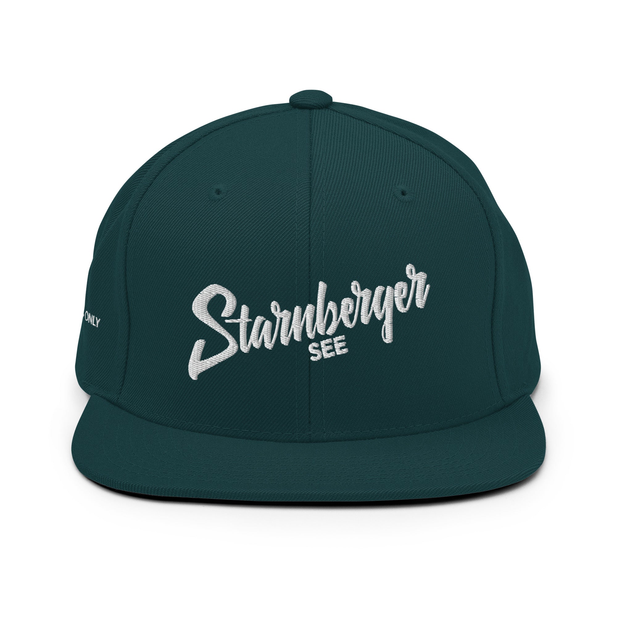 Starnberger See Cap, Dunkelgrün – stylische Cap inspiriert von Possenhofen & Leoni am Starnberger See