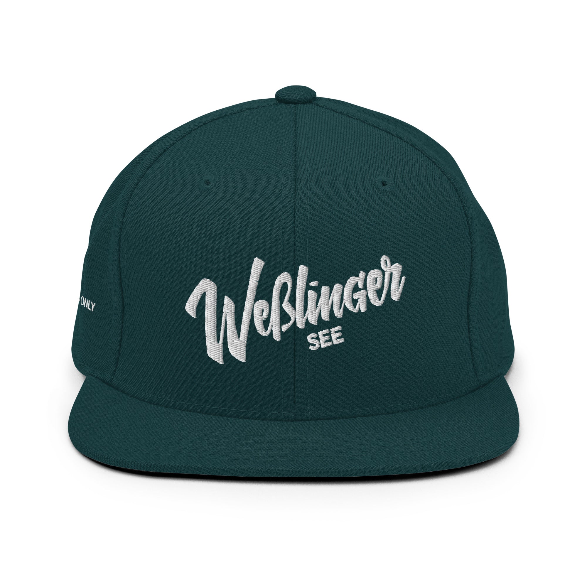 Wesslinger See Cap – Snapback Cap, inspiriert von Weßling & Weßlinger See im Fünfseenland in Bayern.