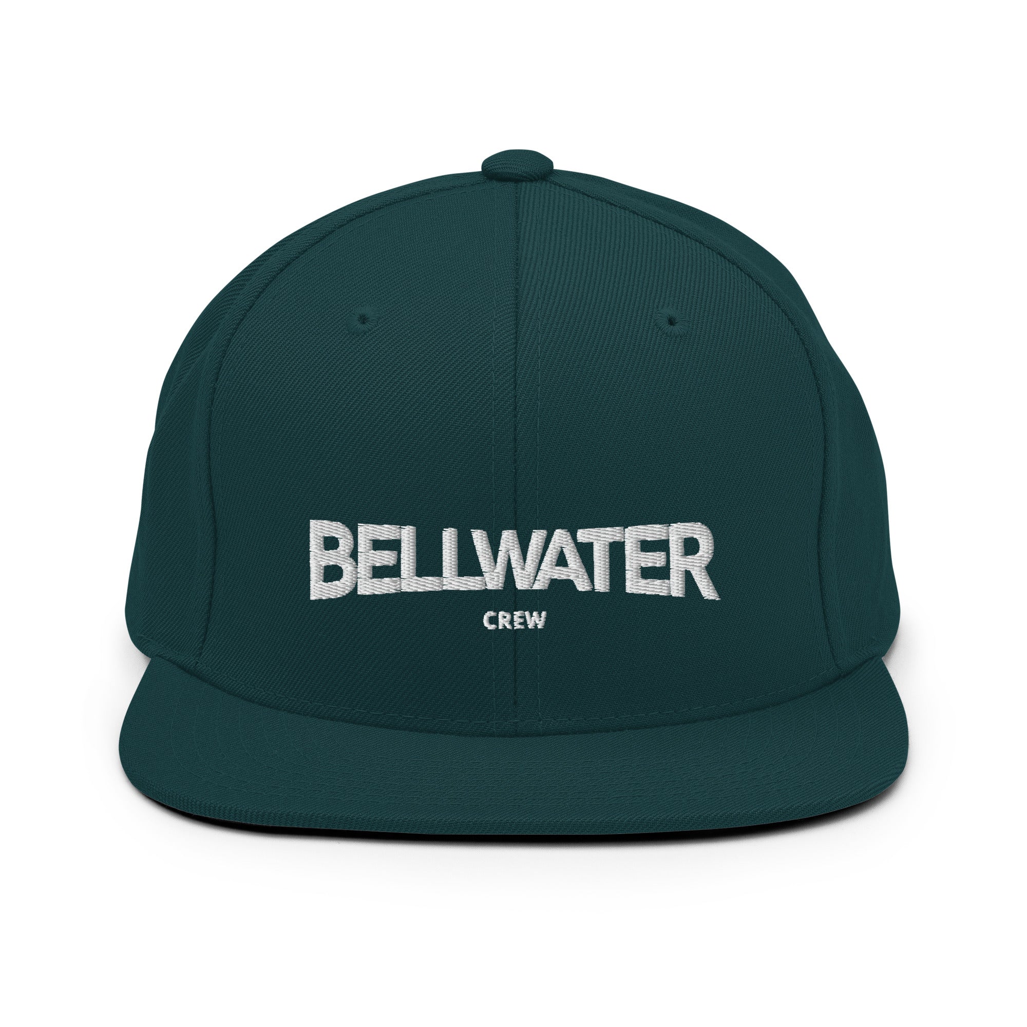 Bellwater Cap Grün – Frontansicht inspiriert vom Starnberger See & München Lifestyle, Ammersoul Urban Streetwear