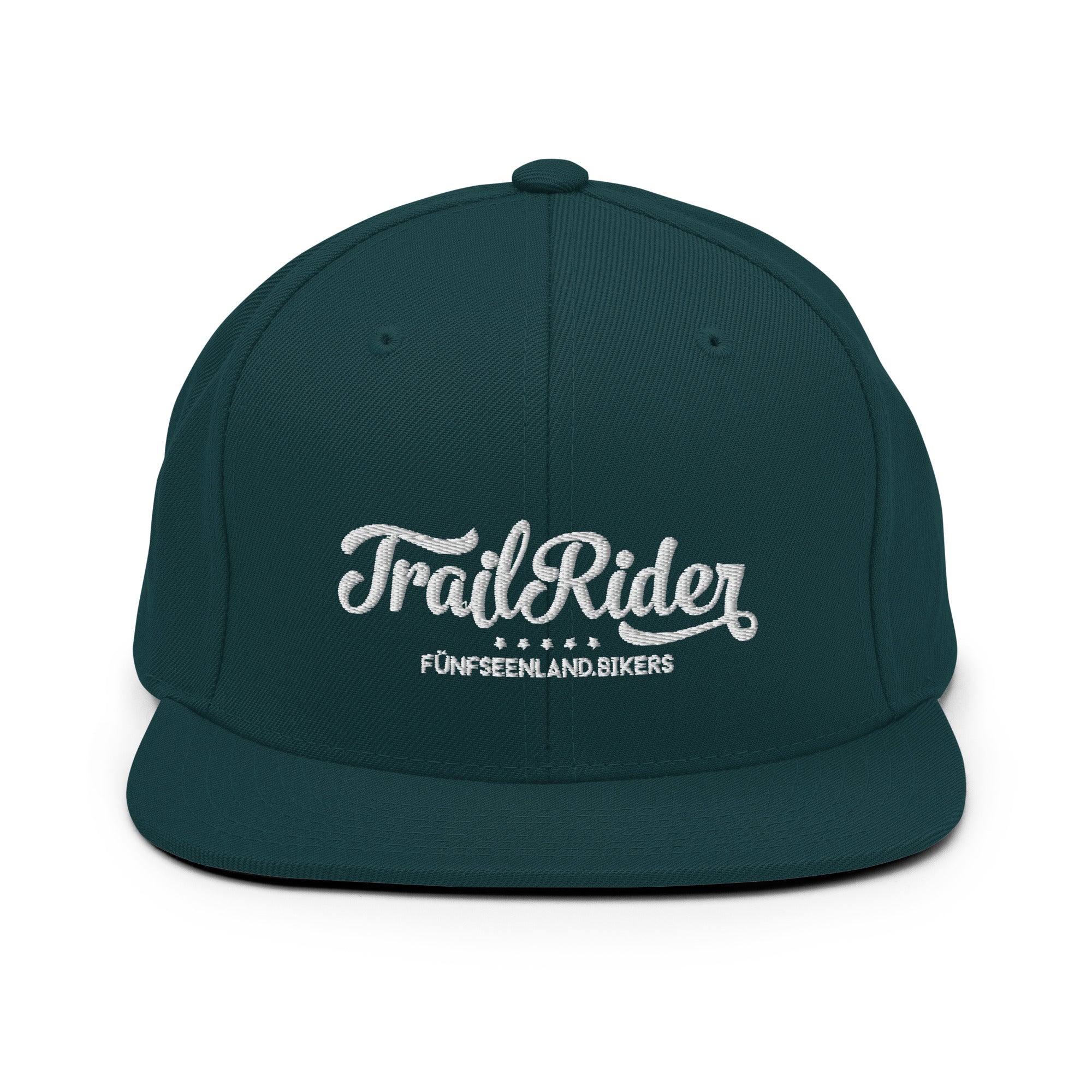 Mountainbike Cap Snapback, inspiriert vom Biken & E-Biken am Ammersee, Starnberger See & Fünfseenland. Stylisch & sportlich.